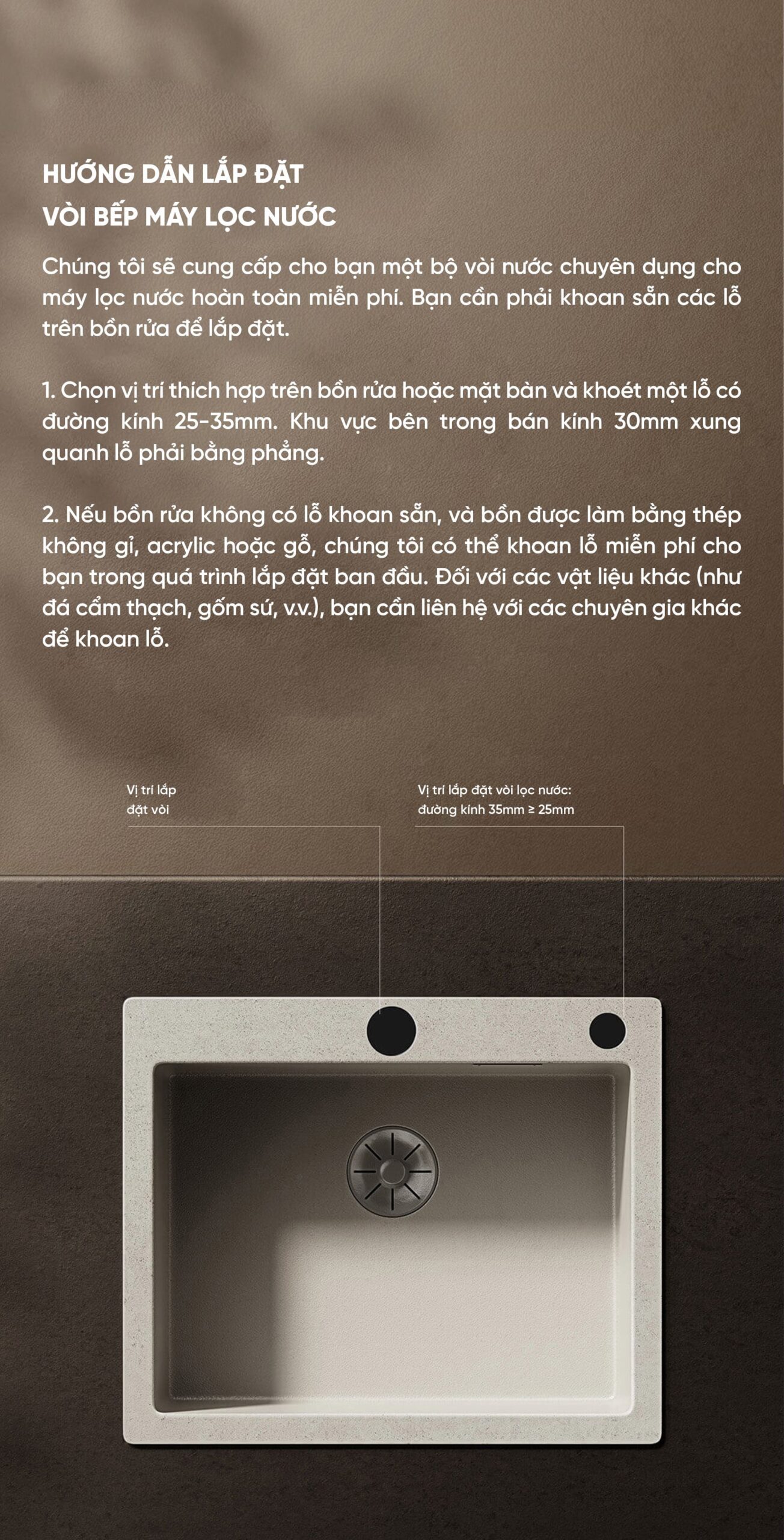 Máy lọc nước 1200G có nước nóng