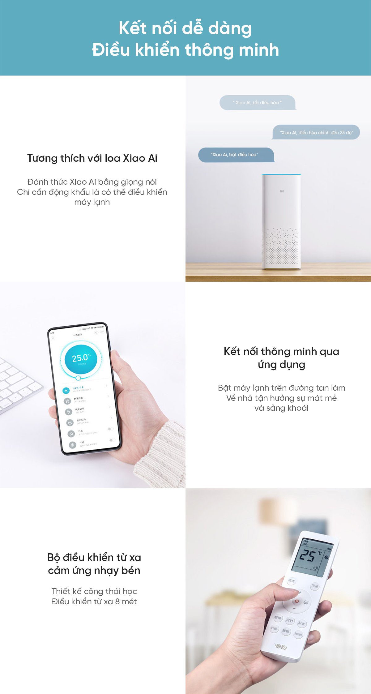 Điều hòa 2 chiều thông minh Xiaomi Vino 1.5HP Inverter KFR-35GW/V11AA2-3
