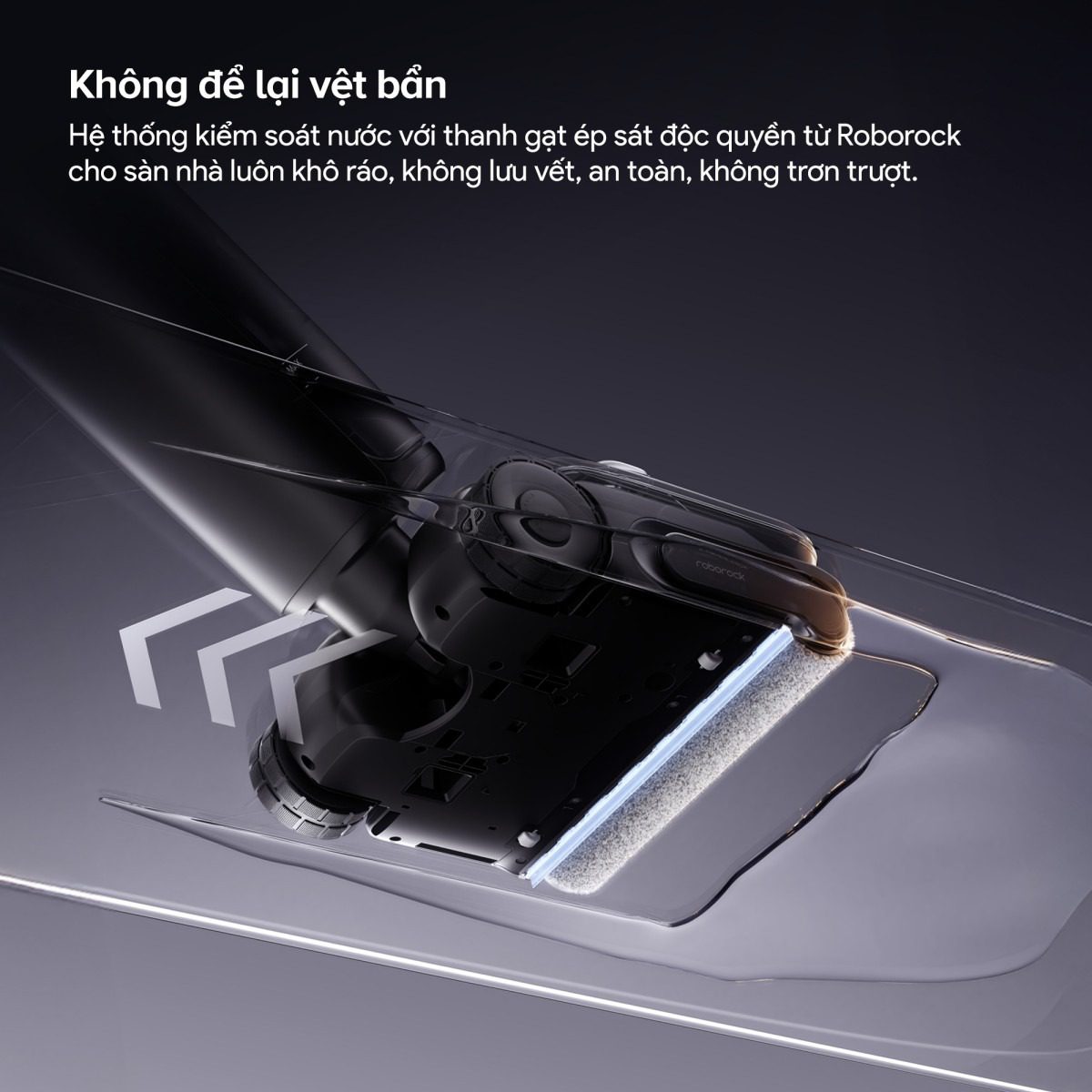 Roborock F25 ACE Pro gập nghiêng 180°