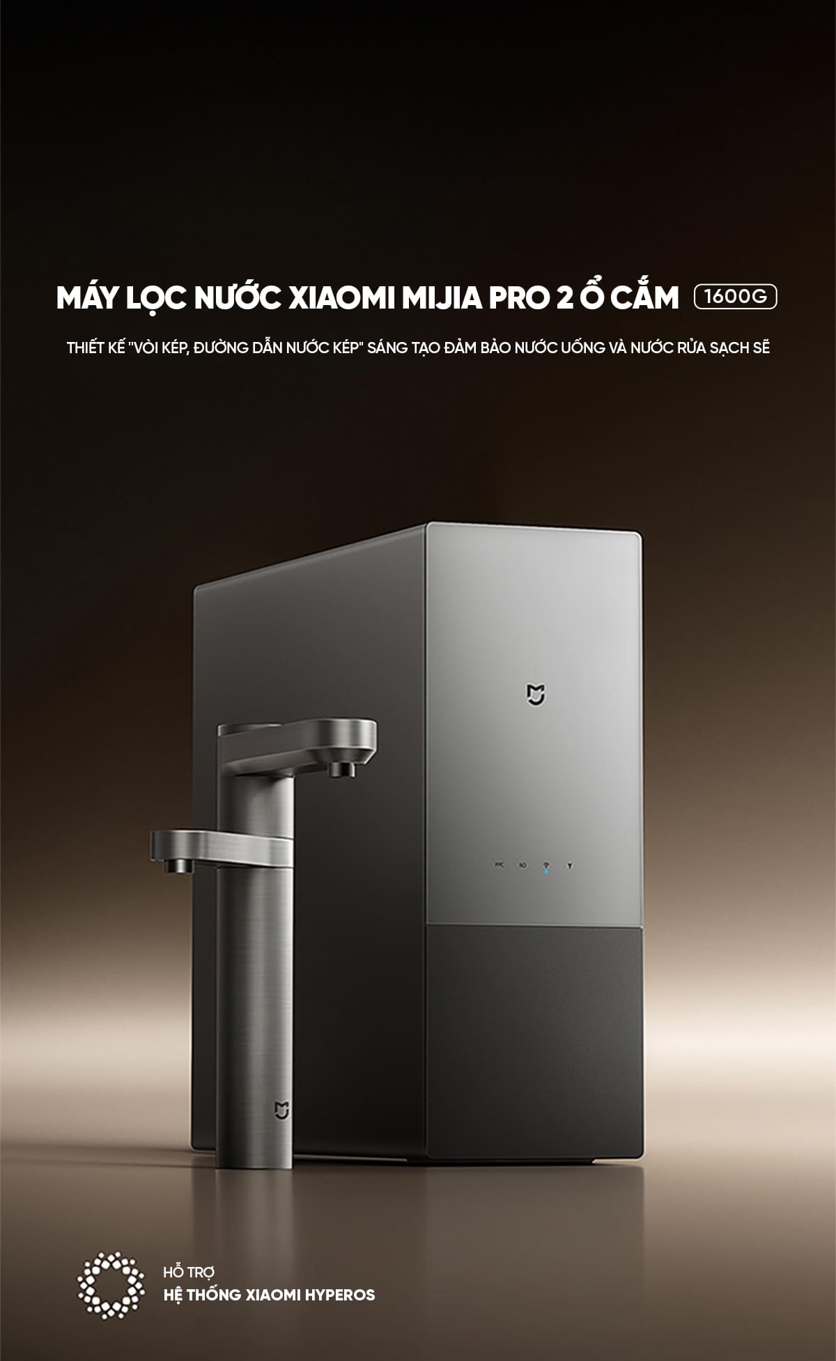 Máy lọc nước đầu vòi xiaomi mijia 1600G | Giá tốt, ưu đãi cao