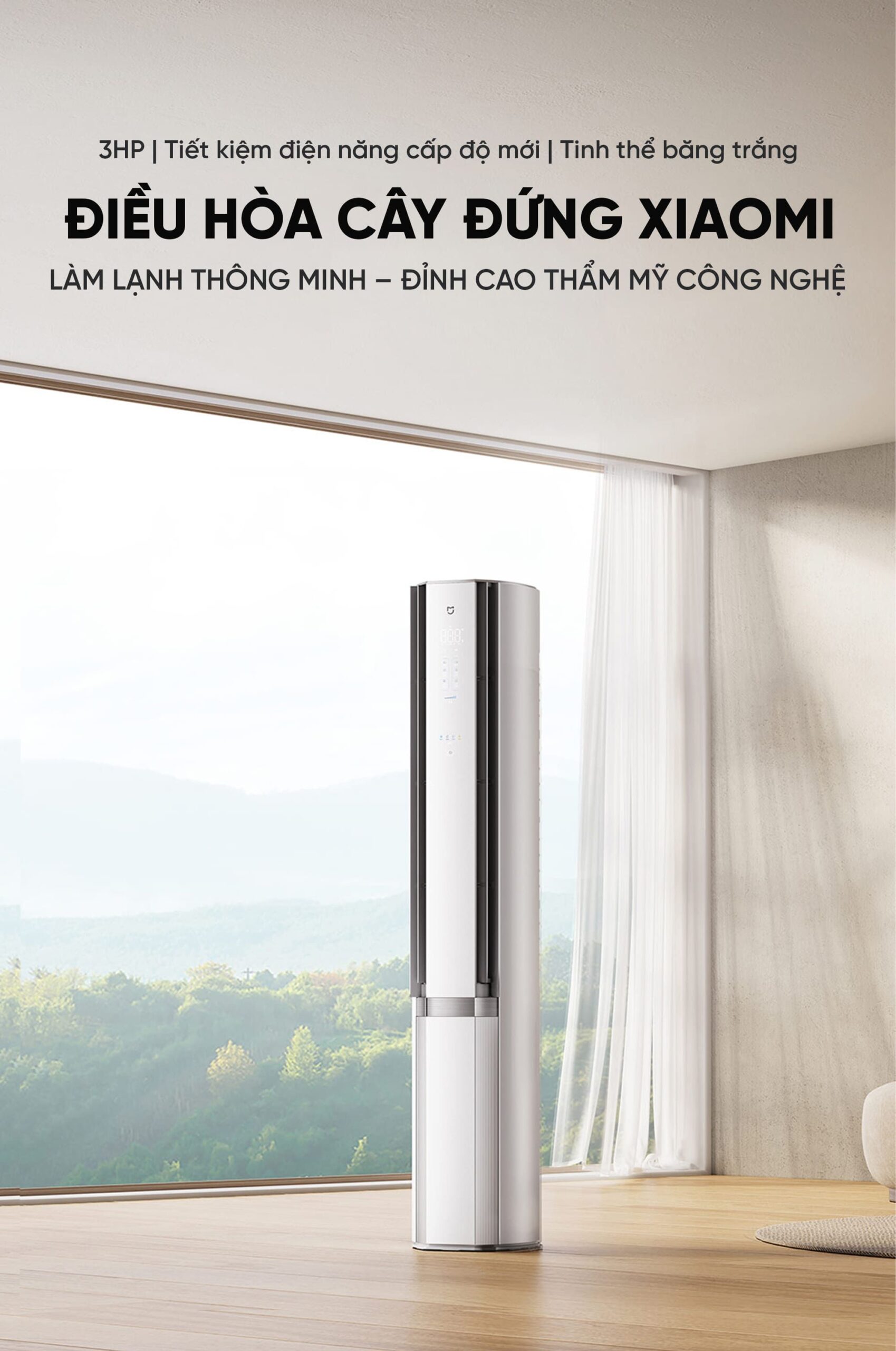 Điều Hoà Cây Đứng Xiaomi 72LW-NA11/M2A1 3HP Thiết Kế Mới