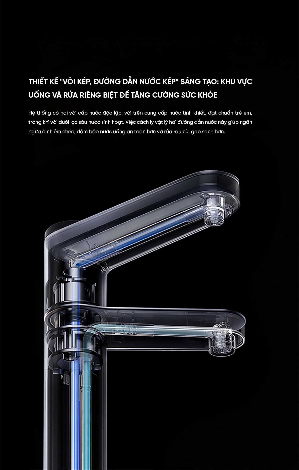Máy lọc nước đầu vòi xiaomi mijia 1600G | Giá tốt, ưu đãi cao
