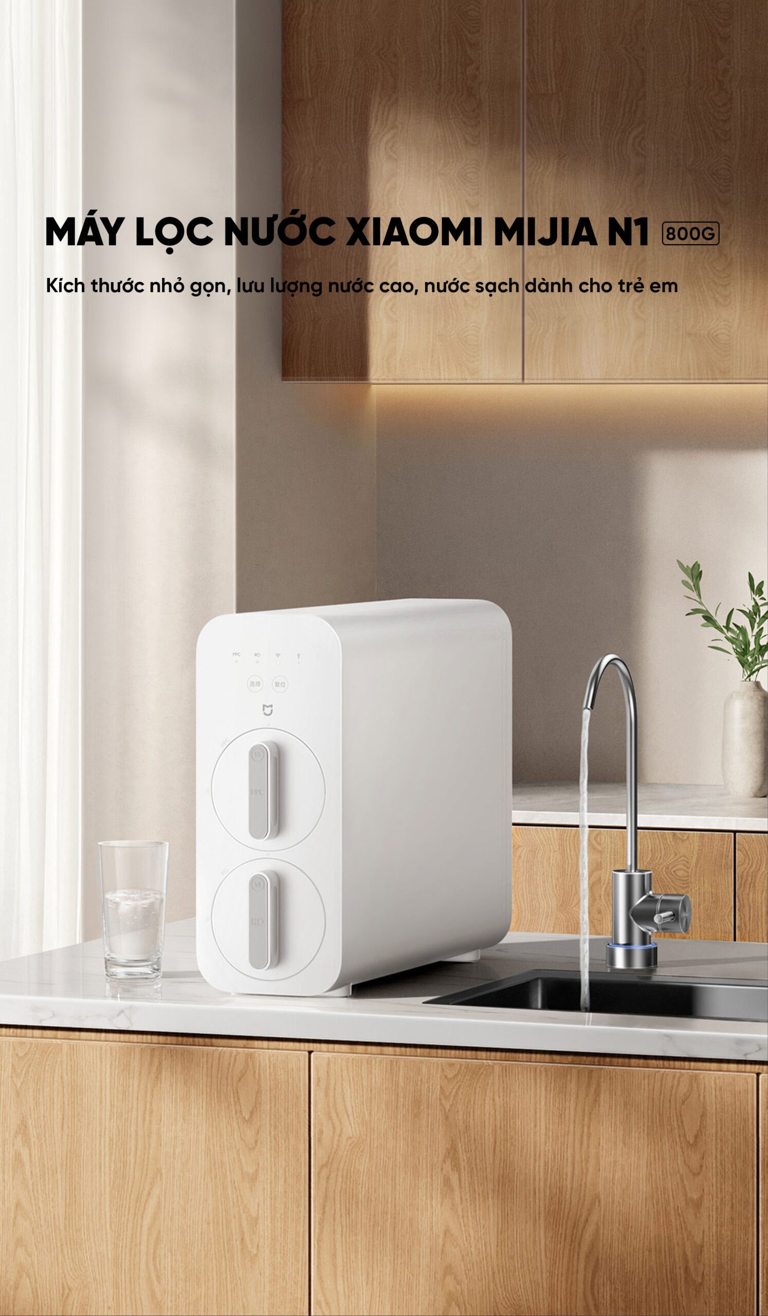 Máy Lọc Nước Xiaomi Mijia N1 800G