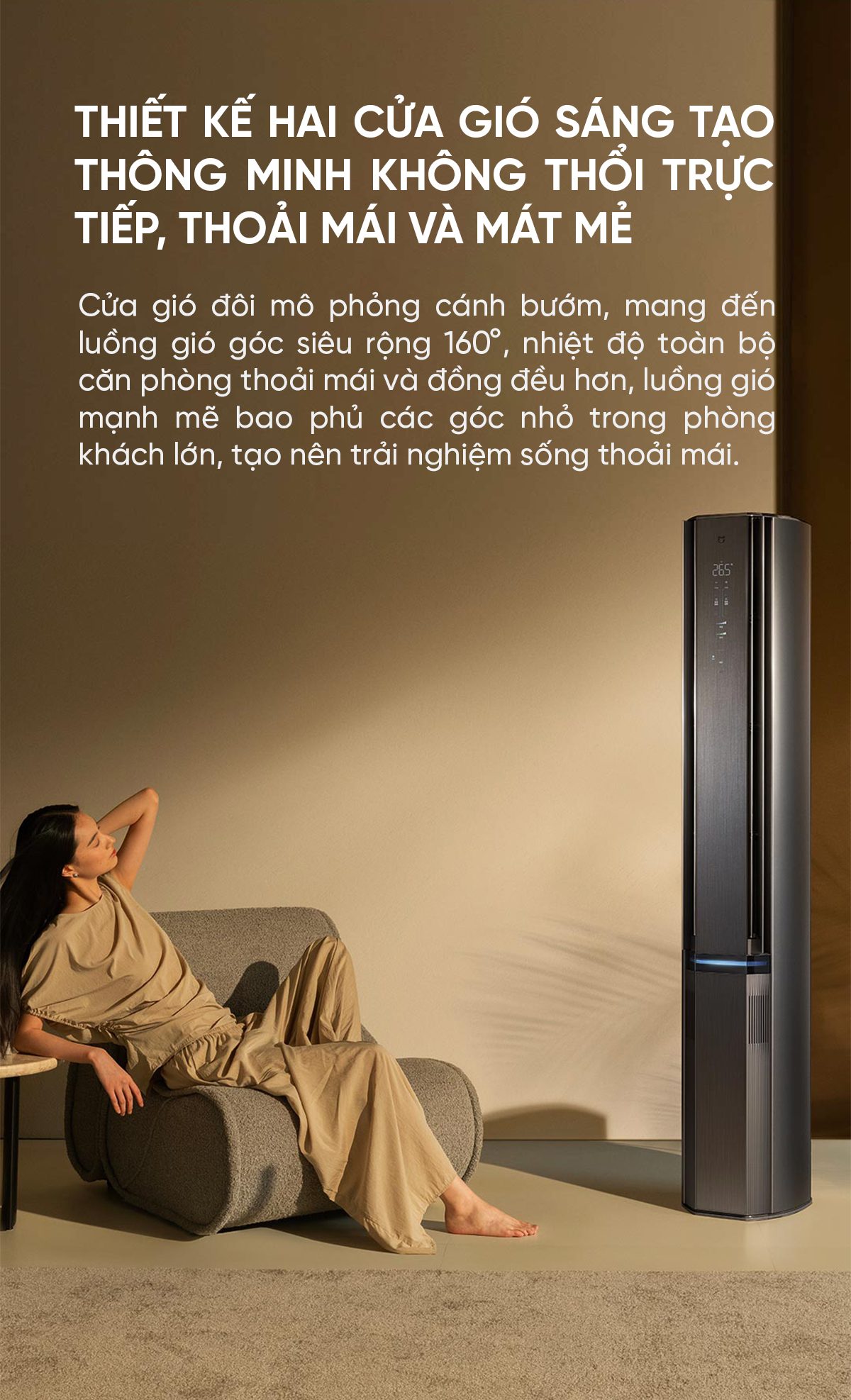 Điều hòa cây đứng Xiaomi Mijia Pro 3Hp Cấp khí tươi KFR-72LW-NA11 / F1A1