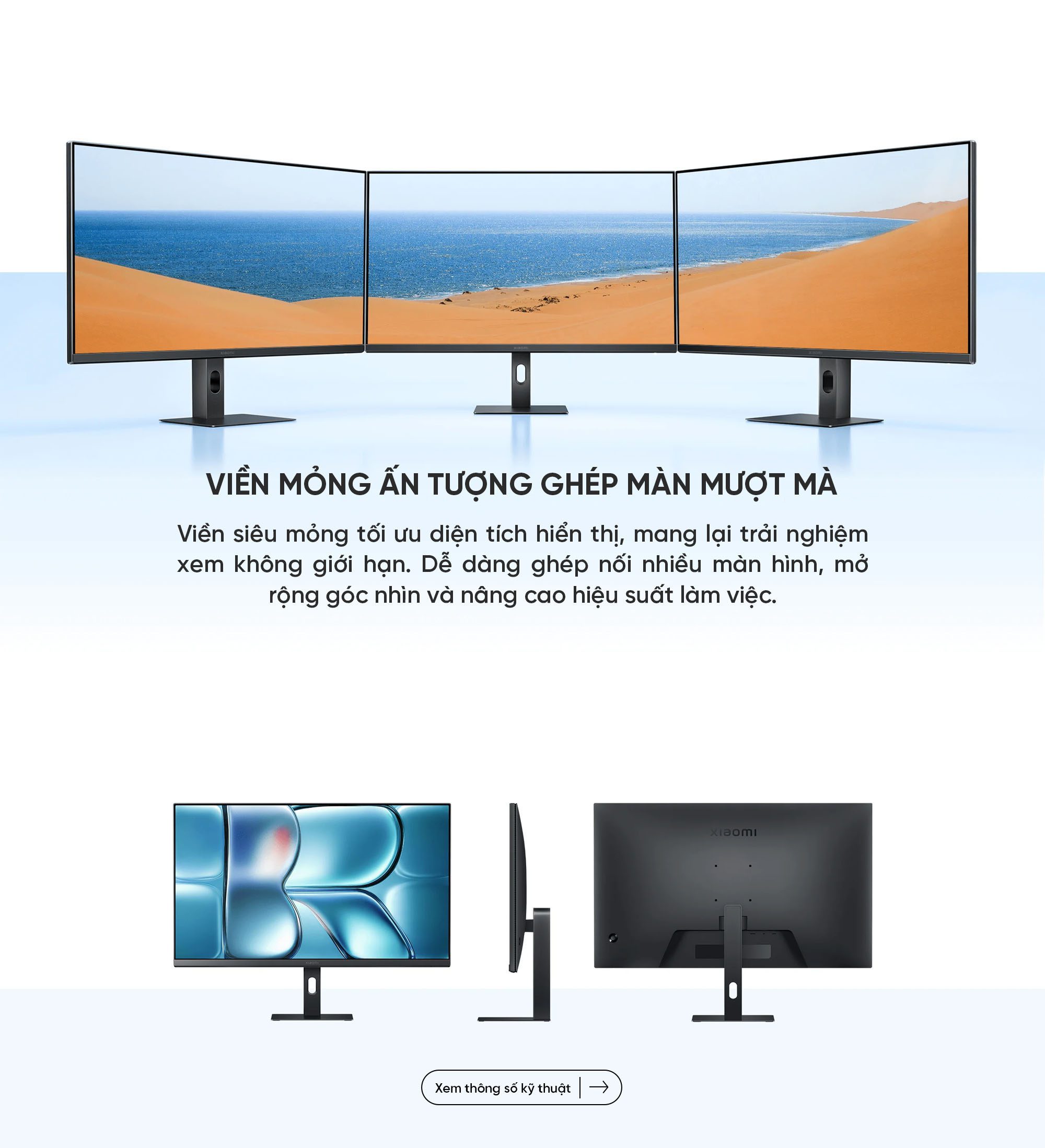 Màn hình Xiaomi 2K Monitor A27Qi 2026 | Xiaomi