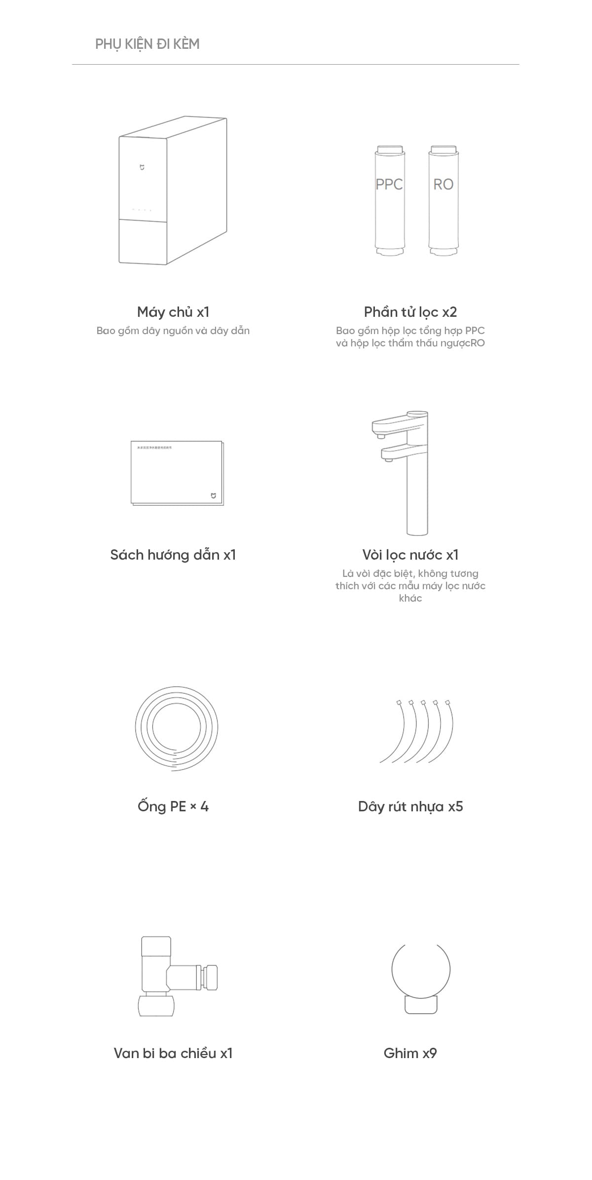 Máy lọc nước đầu vòi xiaomi mijia 1600G | Giá tốt, ưu đãi cao