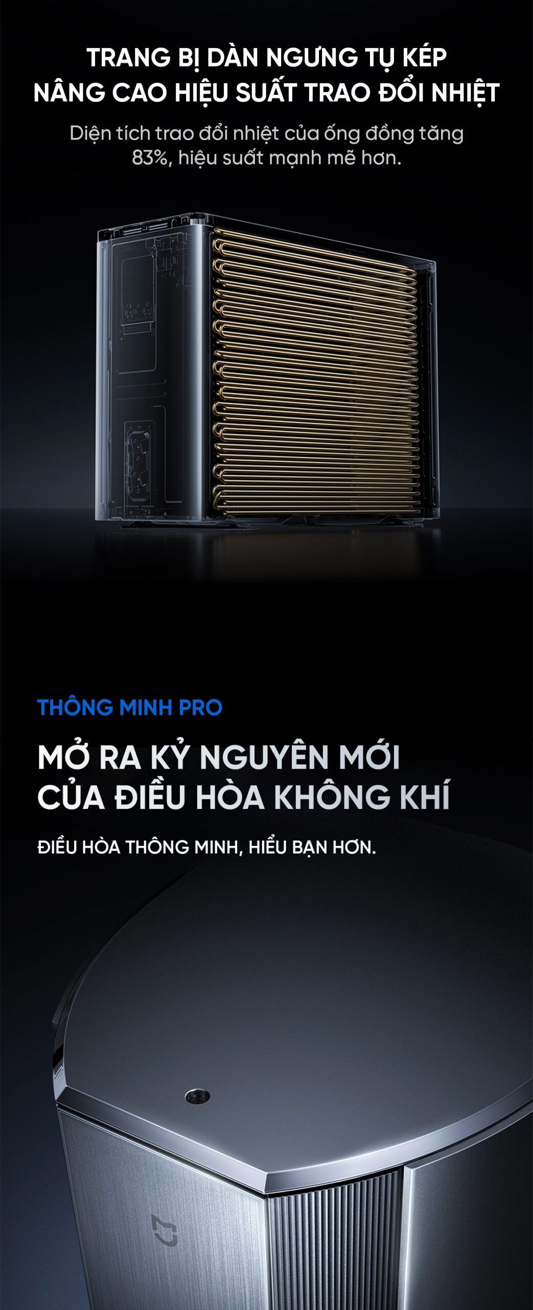Điều hòa cây đứng Xiaomi Mijia Pro 3Hp Cấp khí tươi KFR-72LW-NA11 / F1A1