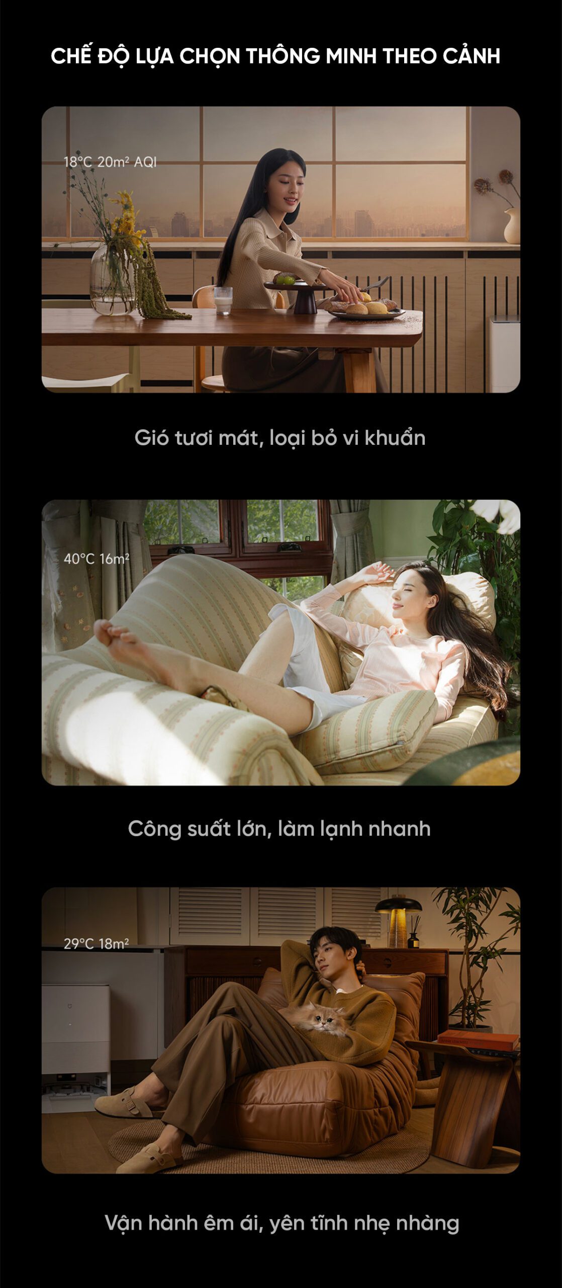 Điều hòa cây đứng Xiaomi Mijia Pro 3Hp Cấp khí tươi KFR-72LW-NA11 / F1A1