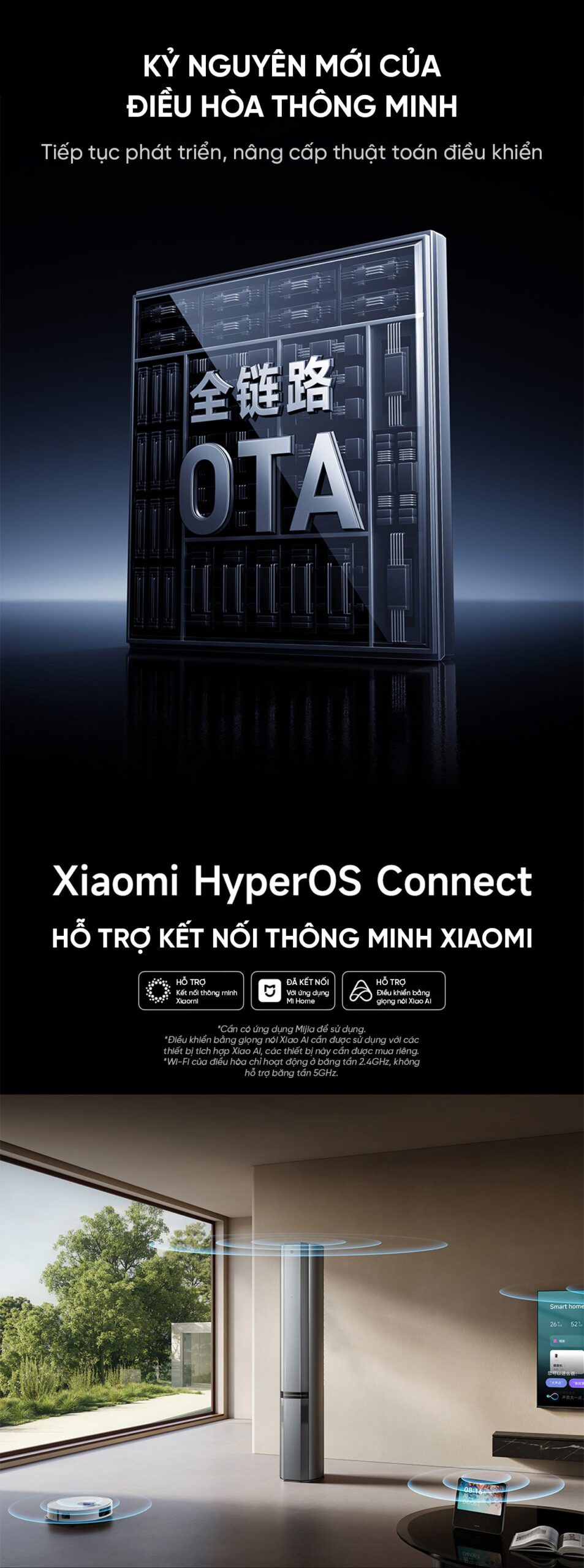 Điều hòa cây đứng Xiaomi Mijia Pro 3Hp Cấp khí tươi KFR-72LW-NA11 / F1A1