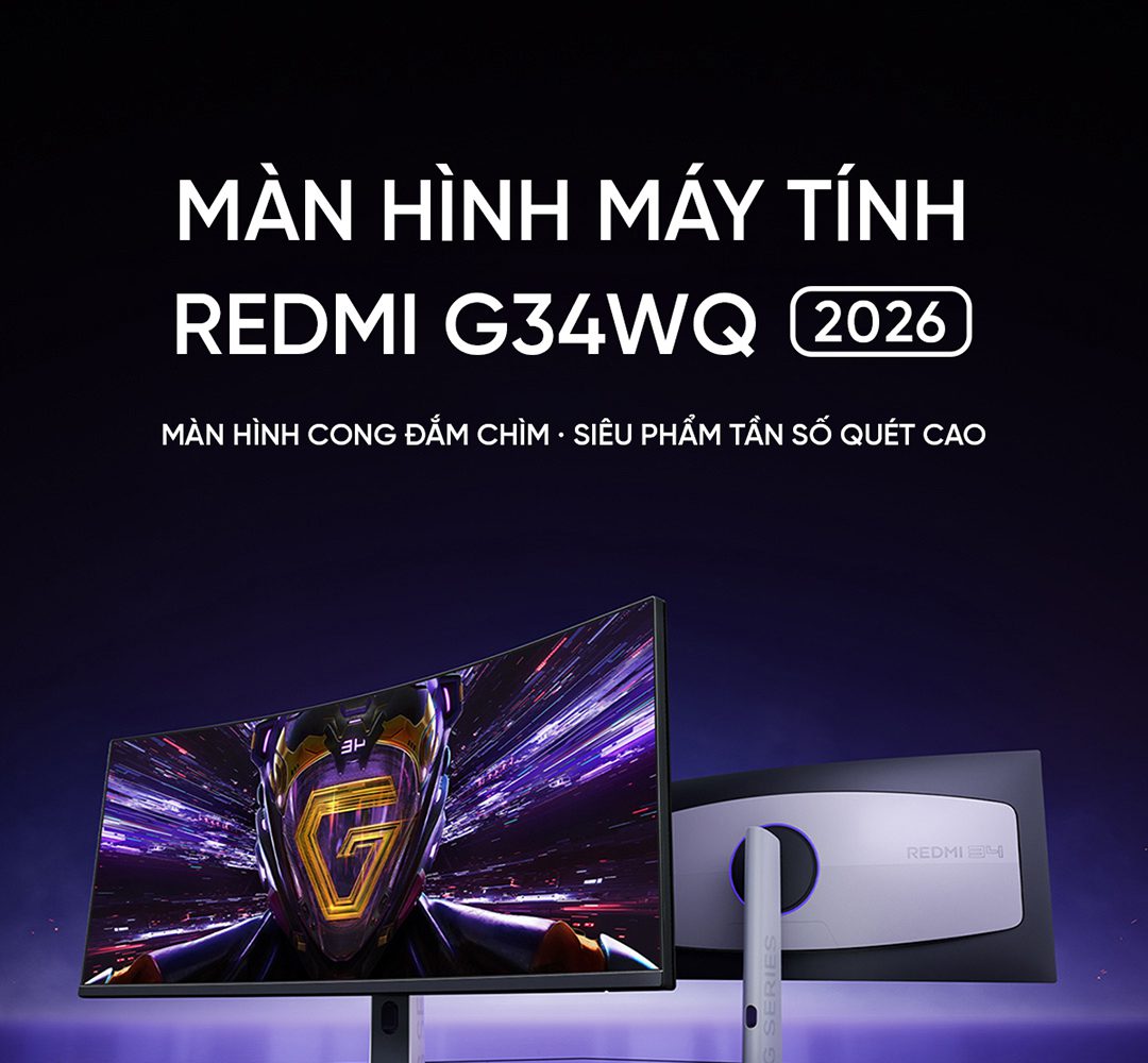 Màn Hình Máy Tính Redmi G34WQ 2026