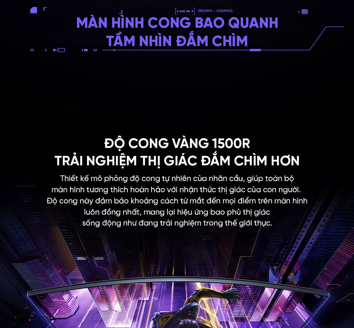 Màn Hình Máy Tính Redmi G34WQ 2026