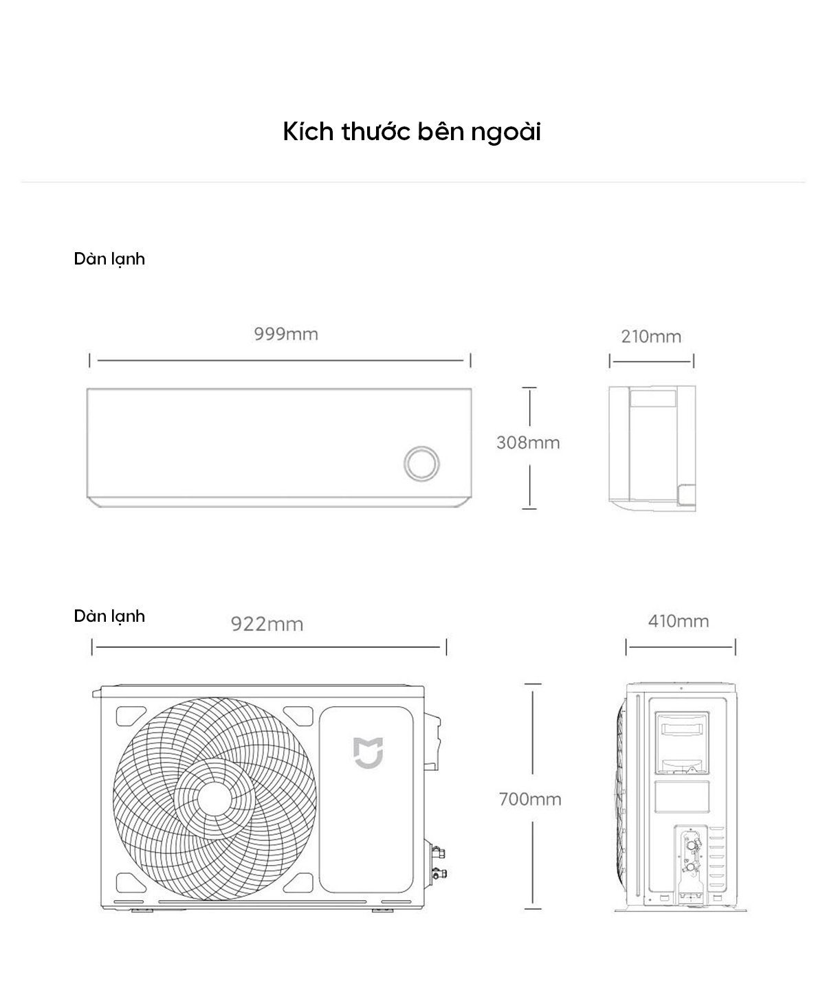 Điều hòa Xiaomi Mijia KFR-72GW/D1A2 3HP 2 chiều