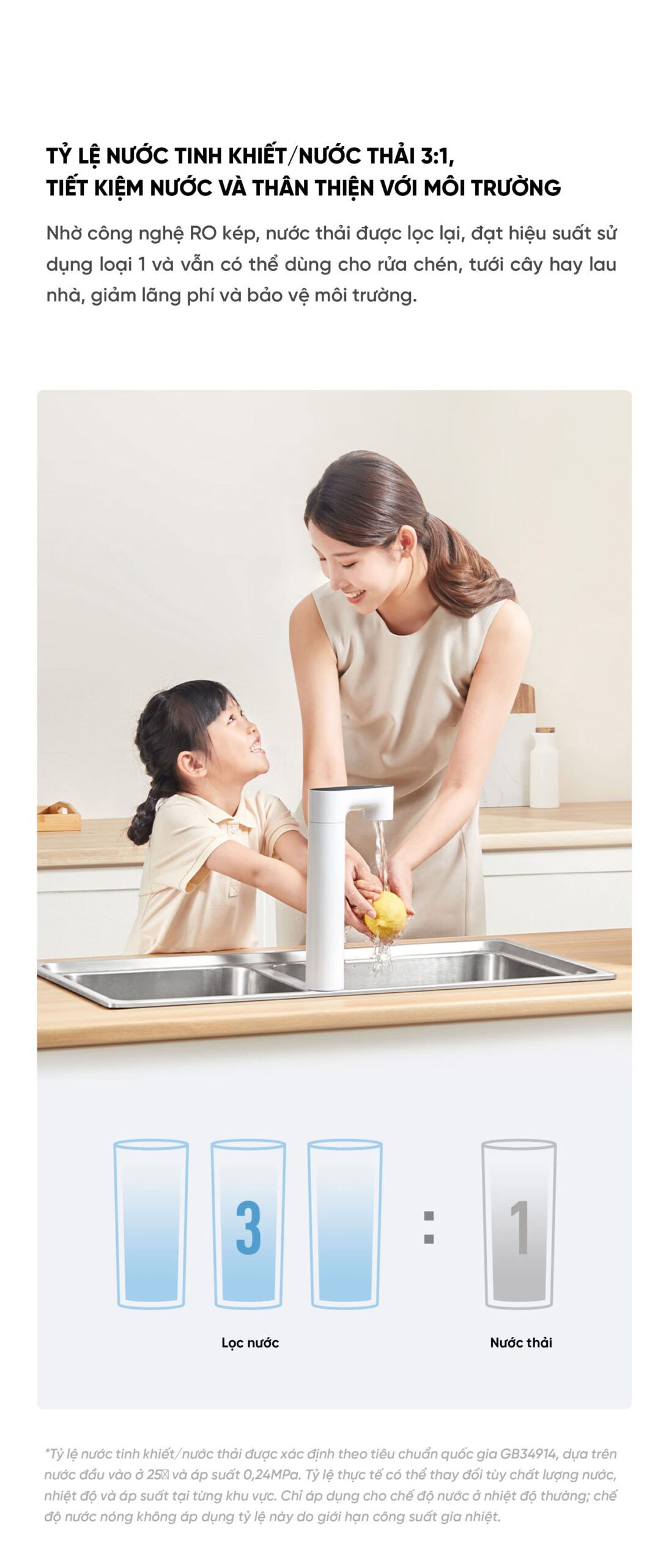 Máy lọc nước Q800 có nước nóng