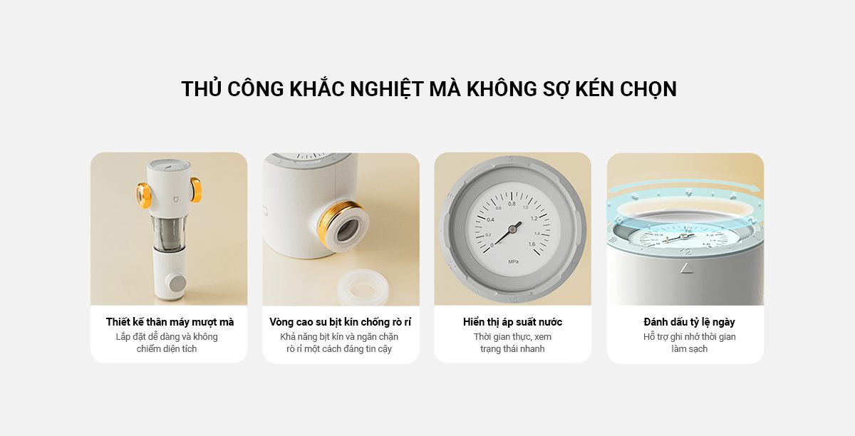 BỘ LỌC NƯỚC SƠ CẤP ĐẦU NGUỒN MIJIA