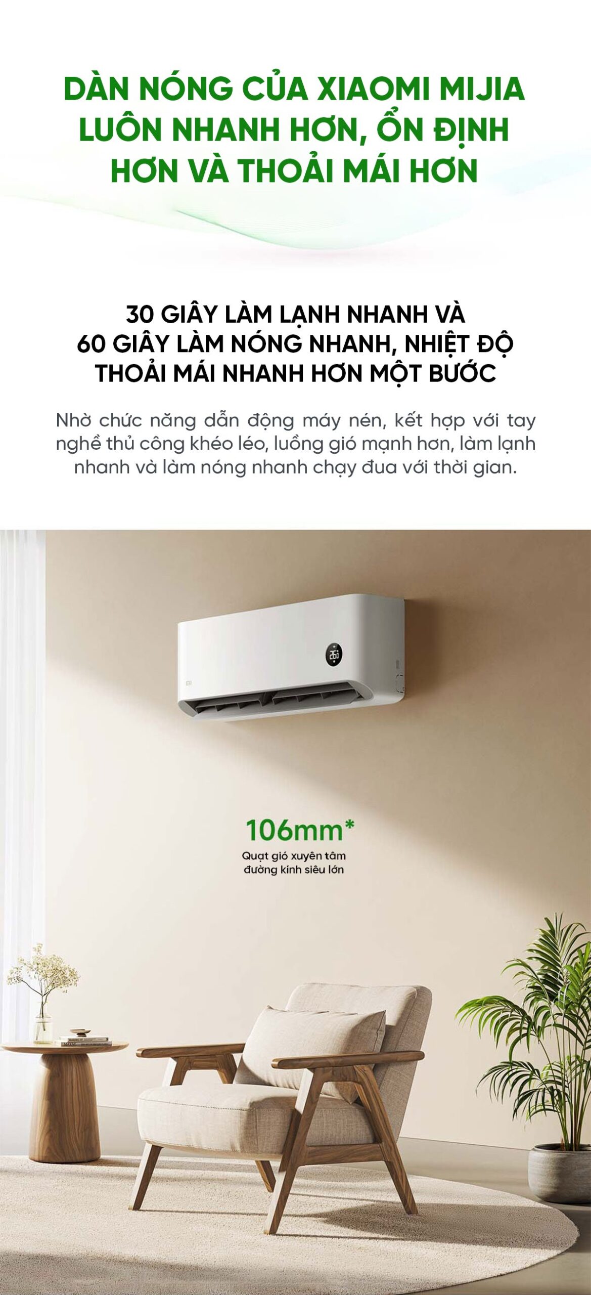 Điều hòa Xiaomi Mijia KFR-35GW/N1A1 1.5HP 2 chiều