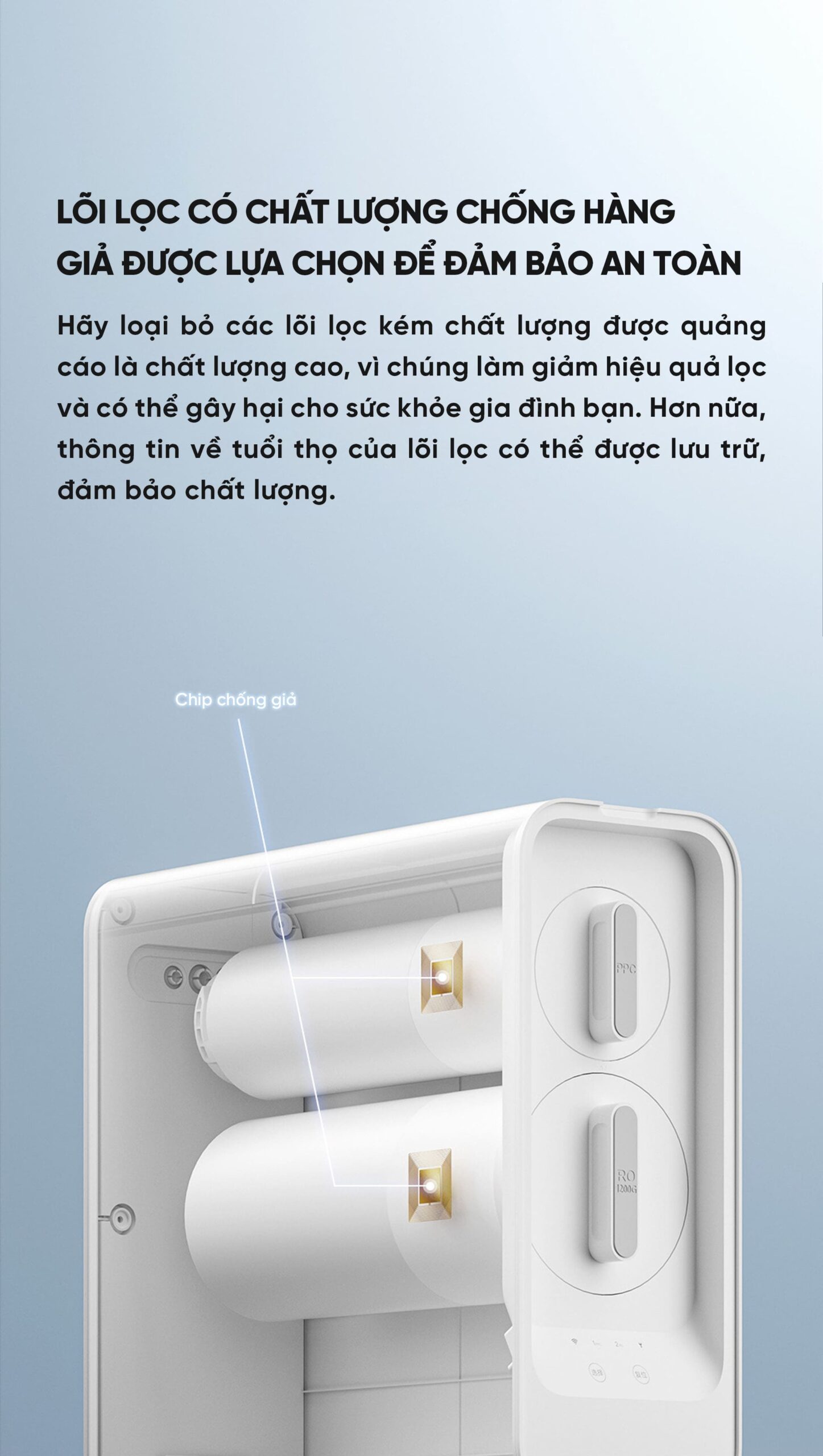 MÁY LỌC NƯỚC XIAOMI Mijia 1200G - MR1282