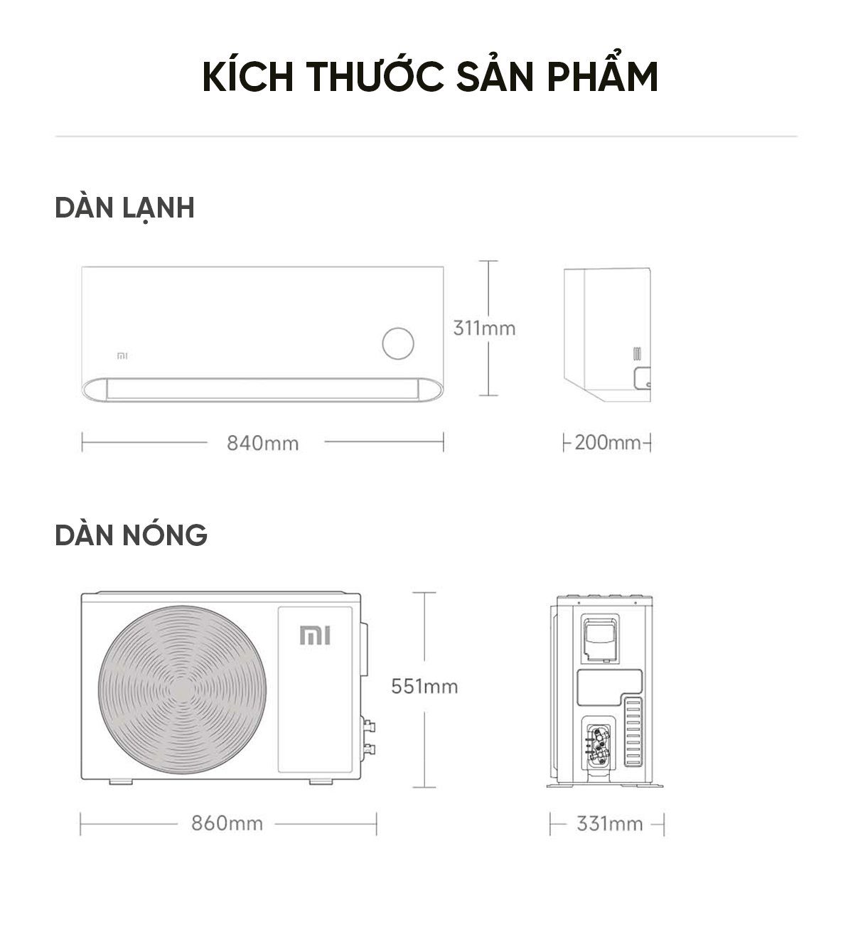 Điều hòa Xiaomi Mijia KFR-35GW/N1A1 1.5HP 2 chiều