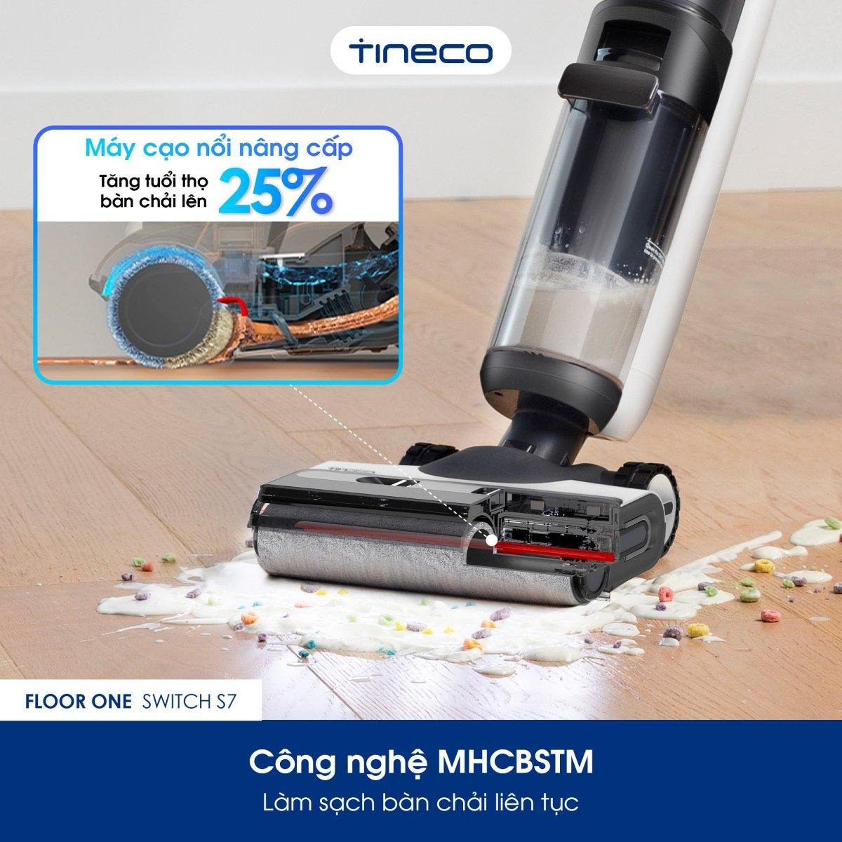 Tineco Floor One Switch S7 hút bụi và lau nhà 5 trong 1