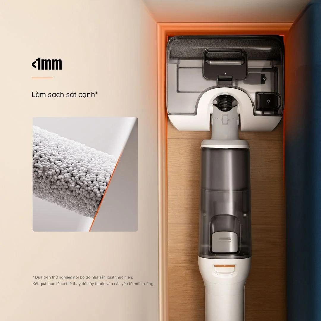 Roborock F25 RT gập nghiêng 180°