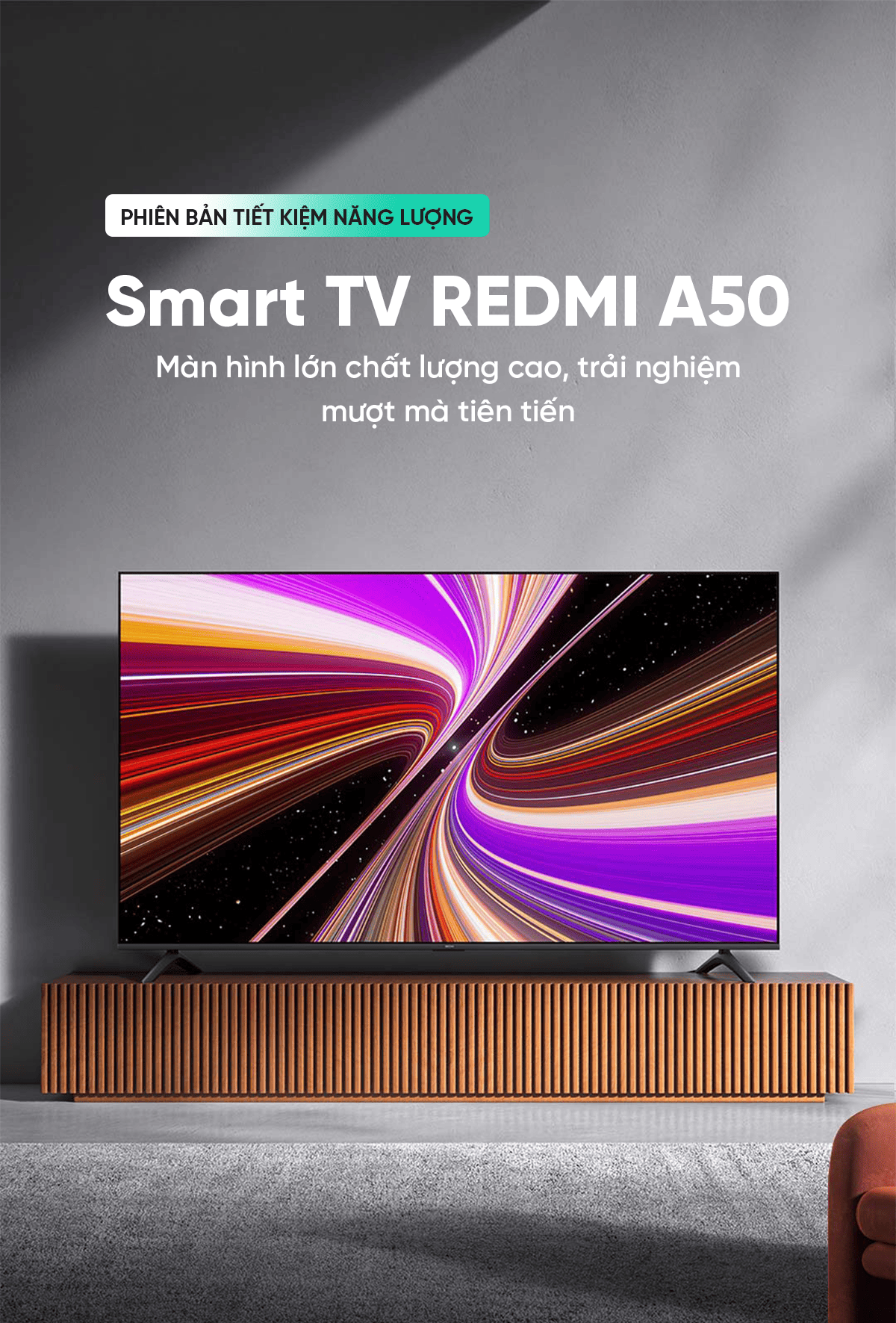 Tivi Xiaomi Redmi A 50 Inch Ram 2/32GB 165Hz 4K phiên bản nội địa