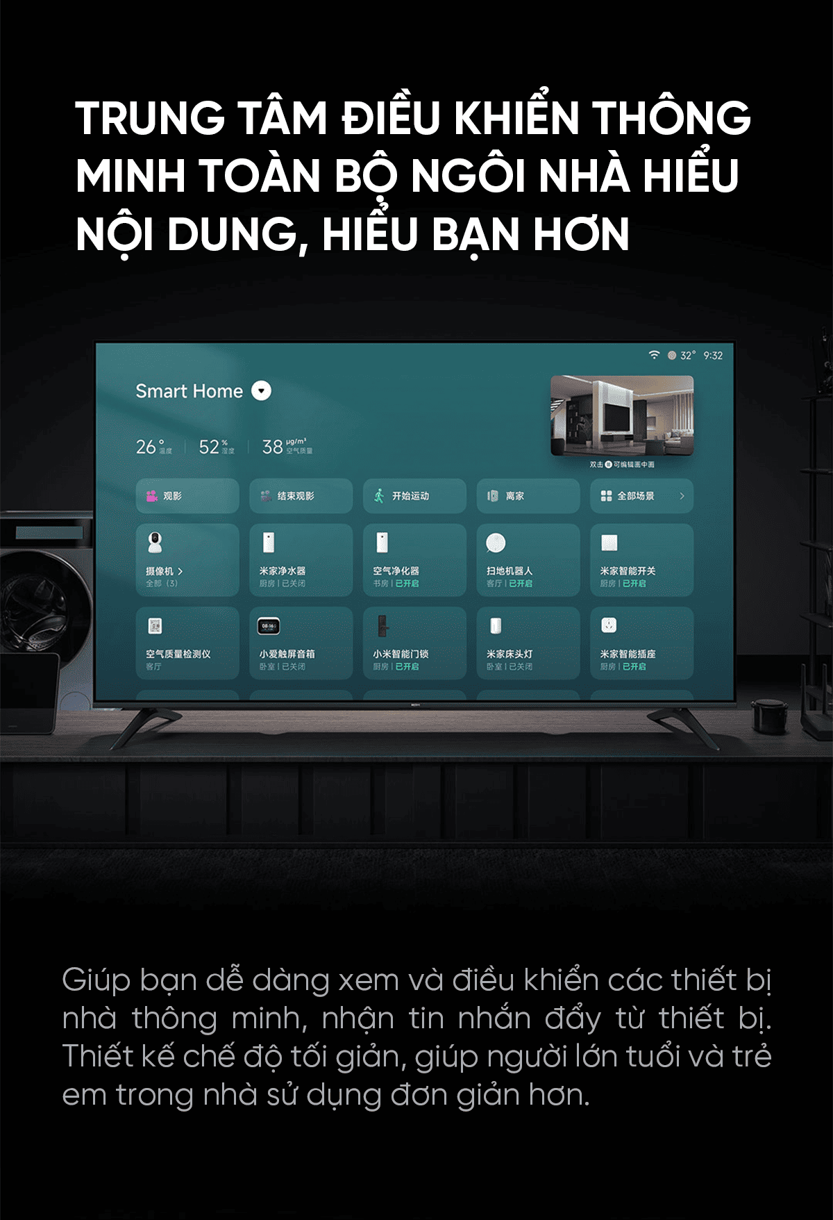 Tivi Xiaomi Redmi A 50 Inch Ram 2/32GB 165Hz 4K phiên bản nội địa