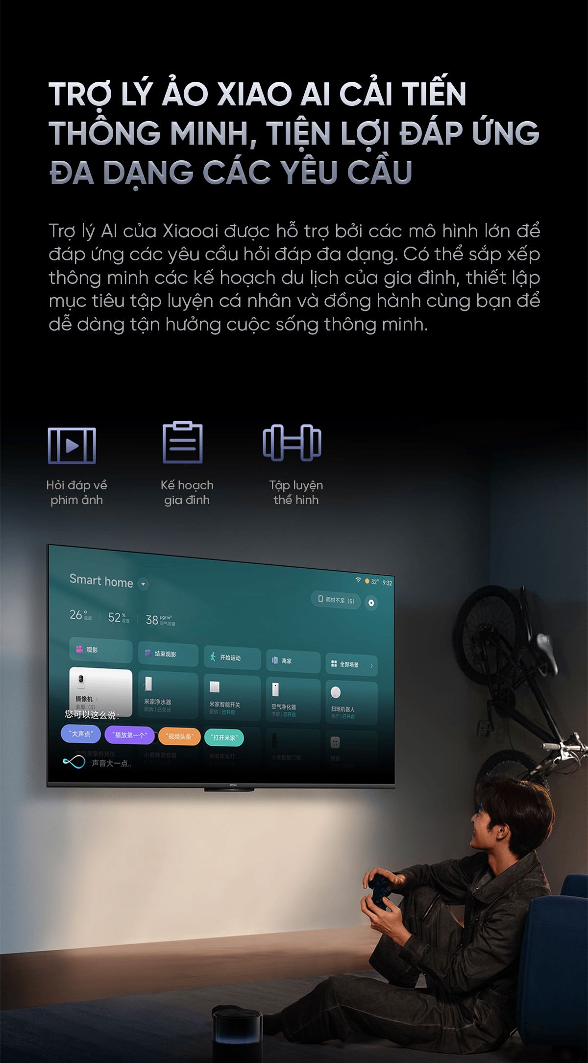 Tivi Xiaomi Redmi A Pro 43 Inch Ram 3/64GB Tiết Kiệm Điện