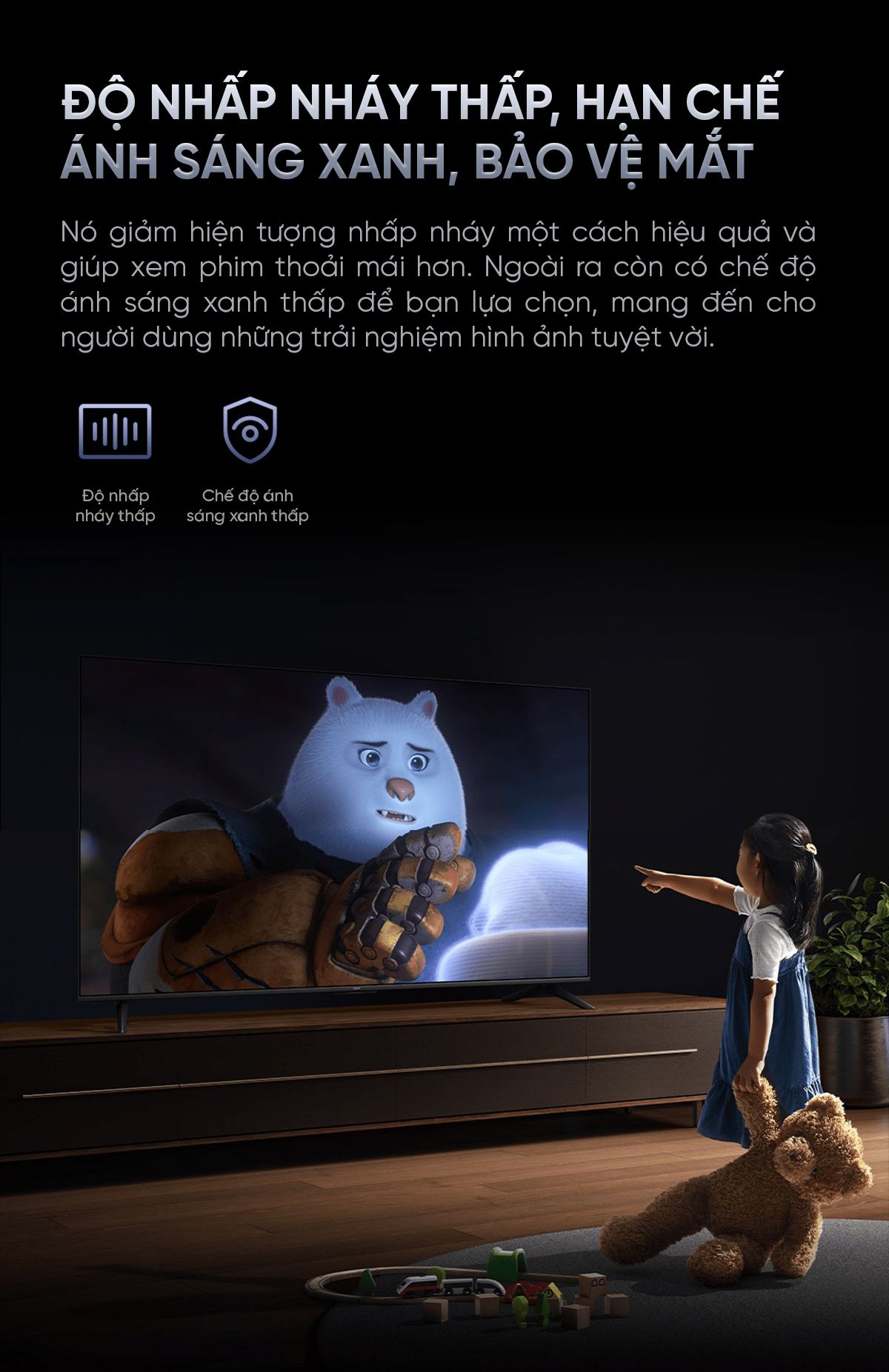 Tivi Xiaomi Redmi A Pro 65 Inch Ram 3/64GB 144Hz Tiết Kiệm Điện