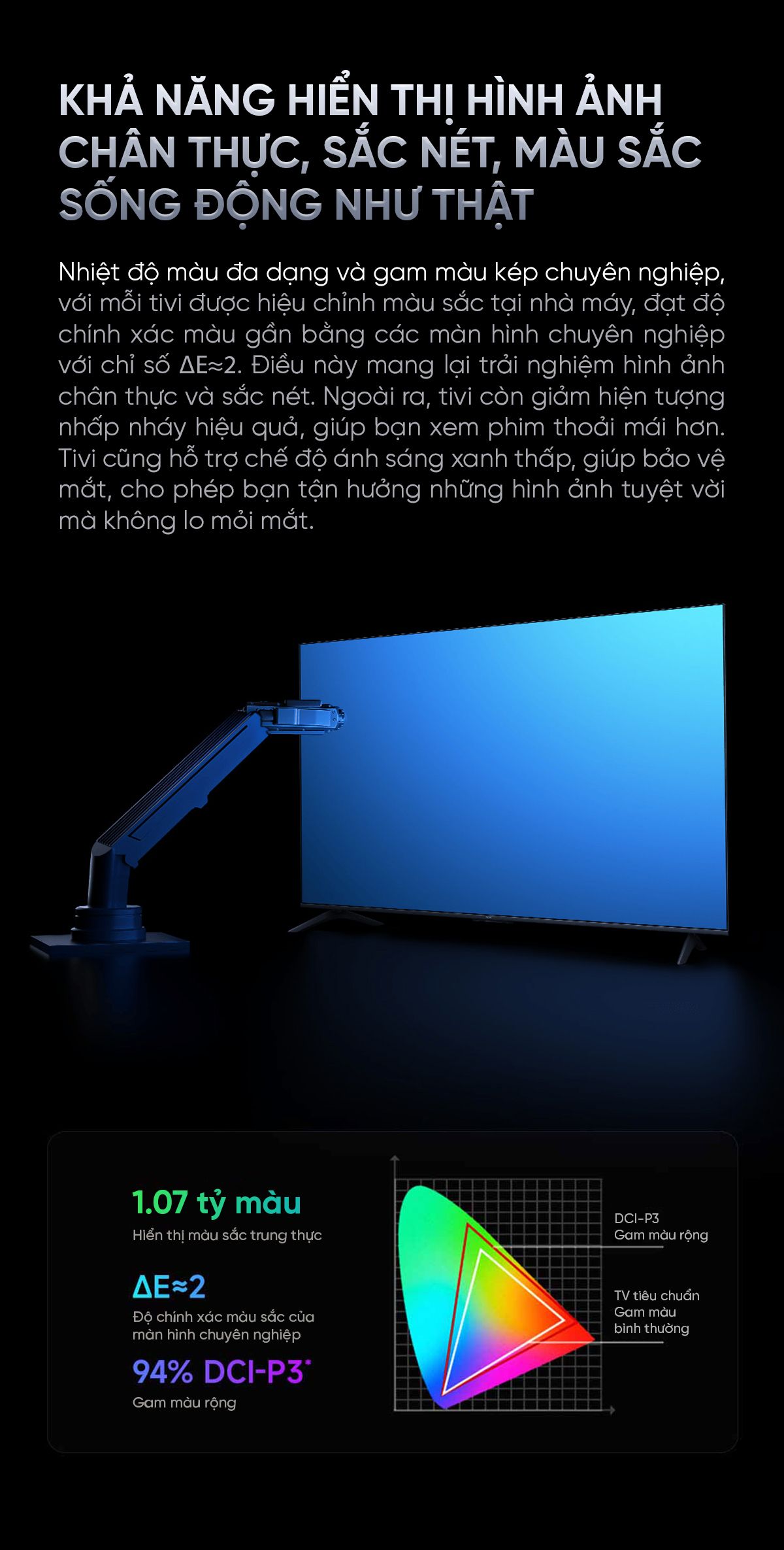 Tivi Xiaomi Redmi A Pro 75 Inch Ram 3/64GB 144Hz Tiết Kiệm Điện