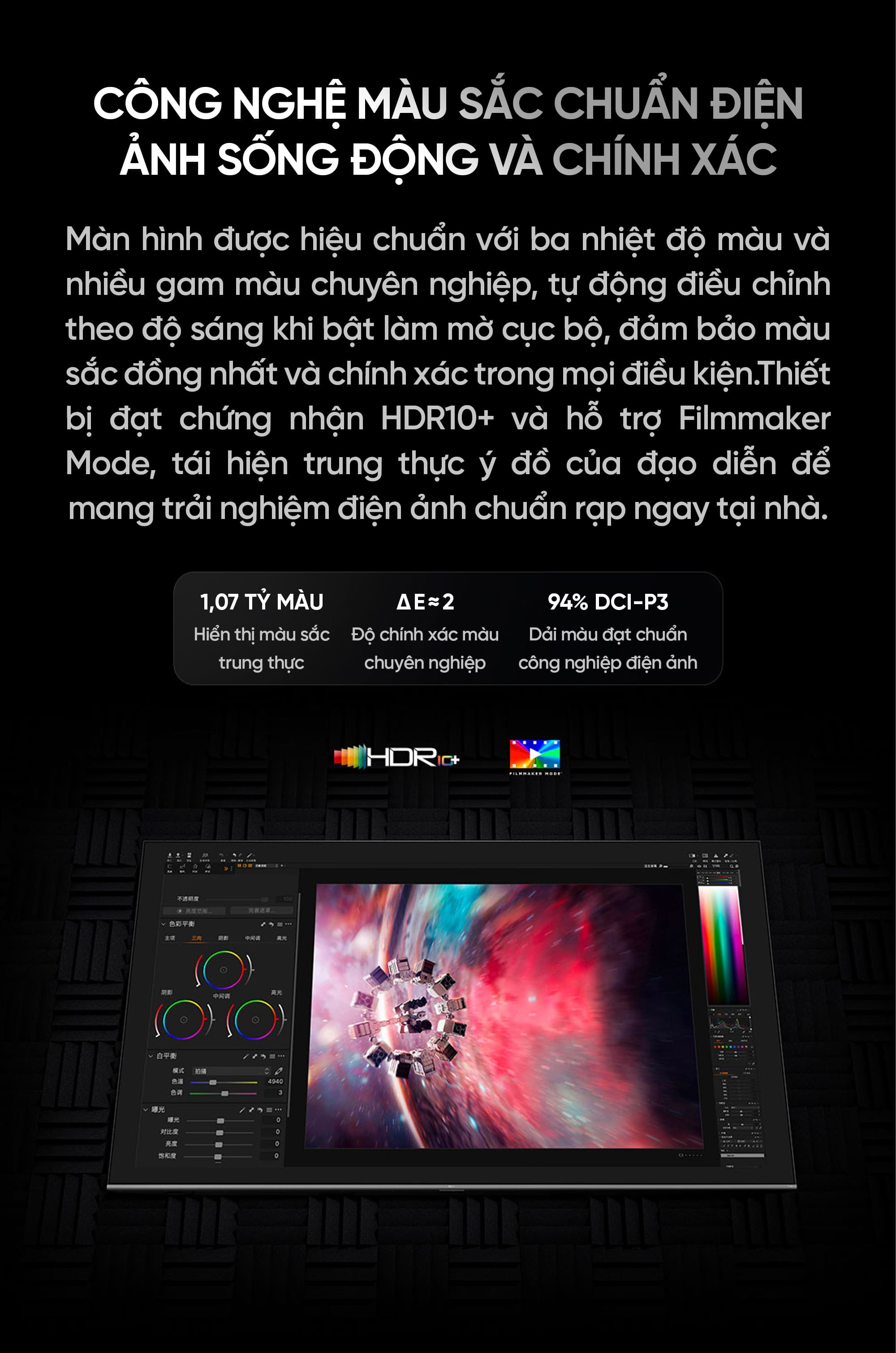 Tivi Xiaomi Redmi X65 Miniled Ram 4/64Gb 2026 độ sáng 1200nits 288Hz