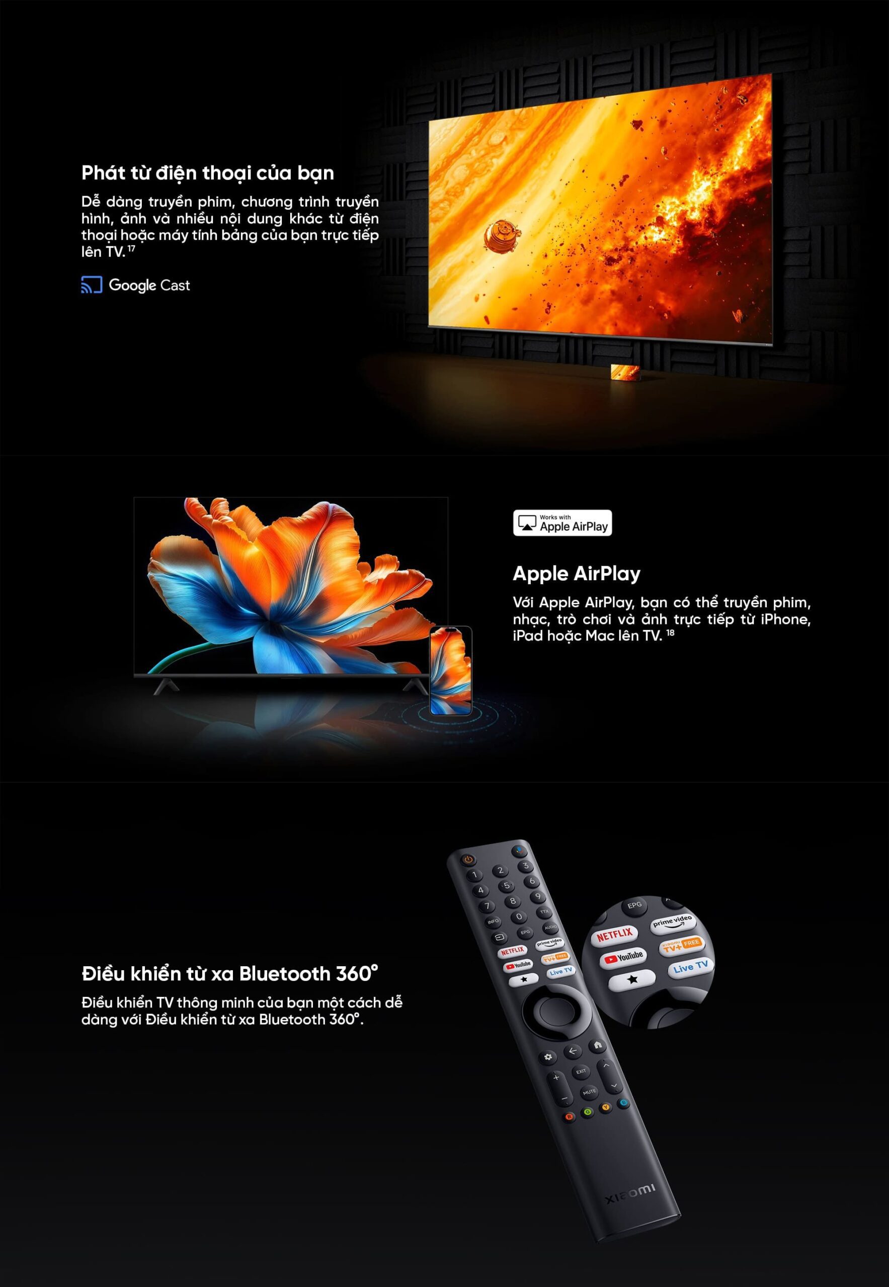 Tivi Xiaomi TV S Mini LED 2026 55 Inch QD-Mini LED 4K