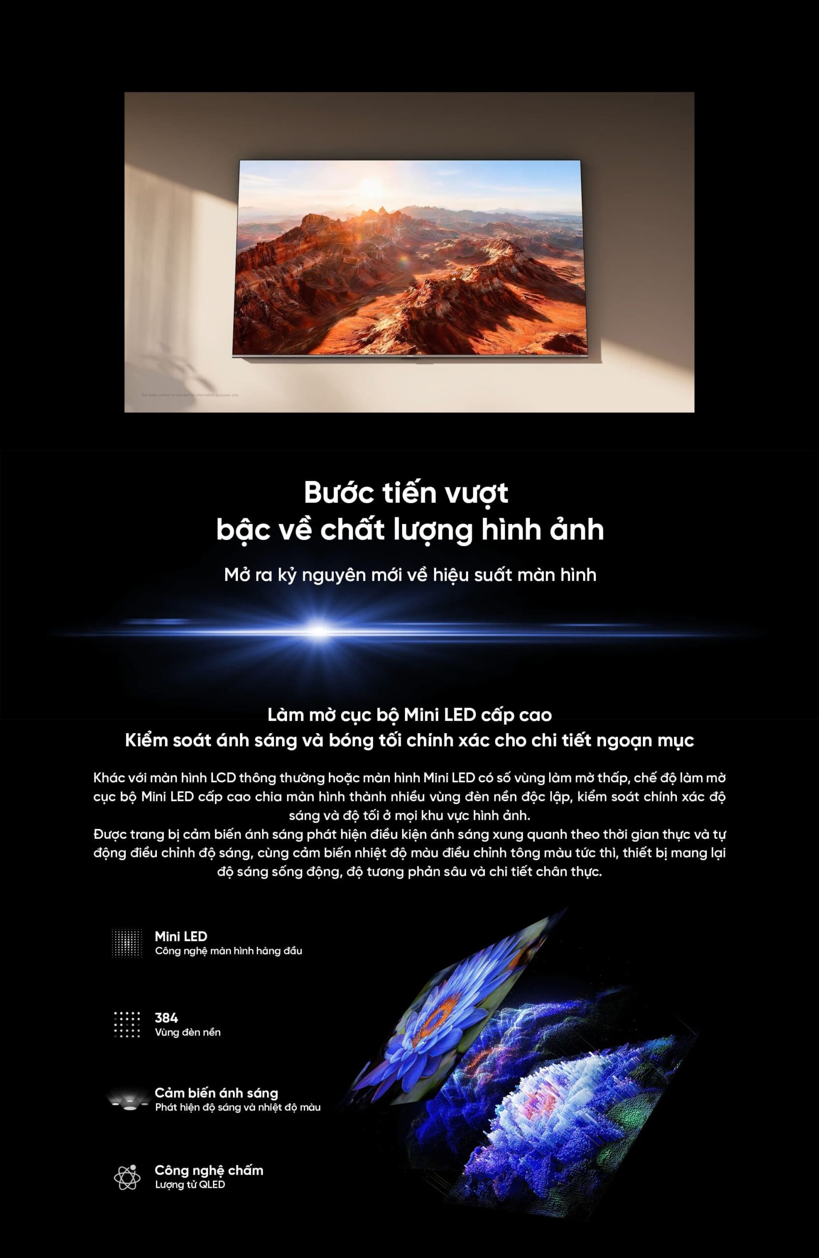 Tivi Xiaomi TV S Mini LED 2026 65 Inch QD-Mini LED 4K