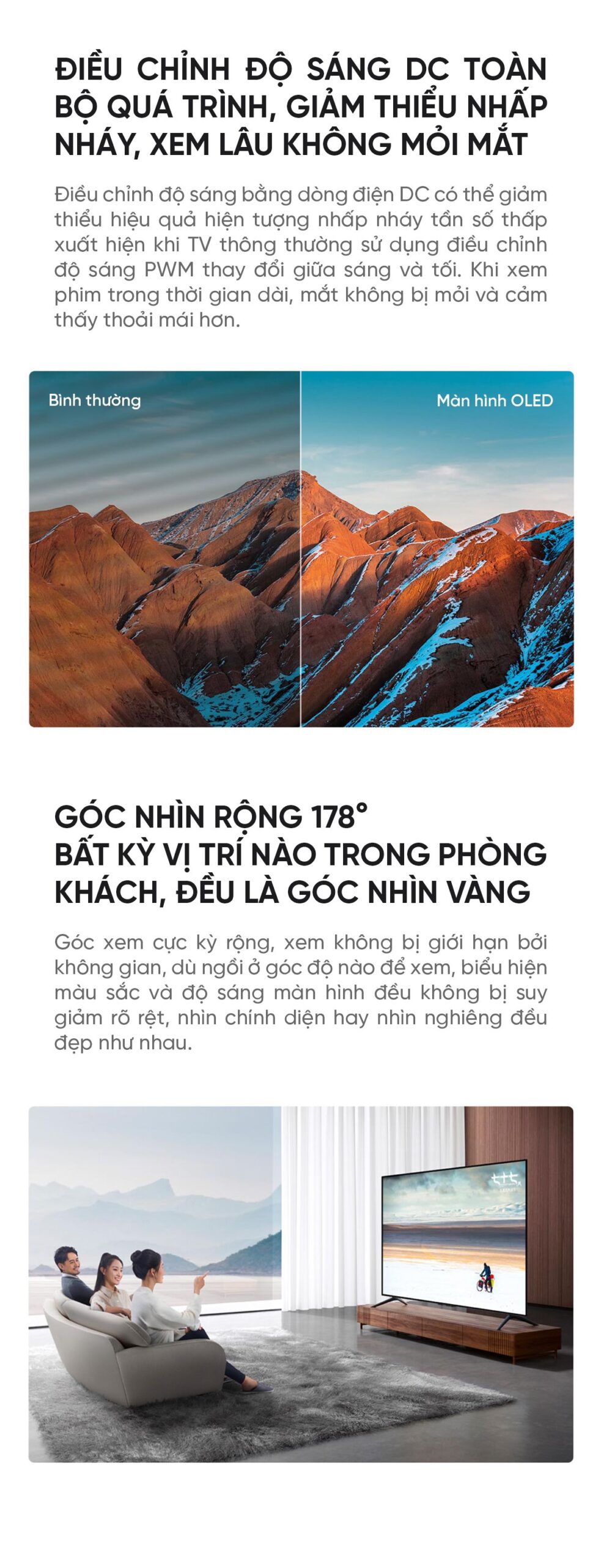 Tivi Xiaomi TV6 65 Inch Màn Hình Oled Công Nghệ Siêu Mỏng Ram 3/32GB