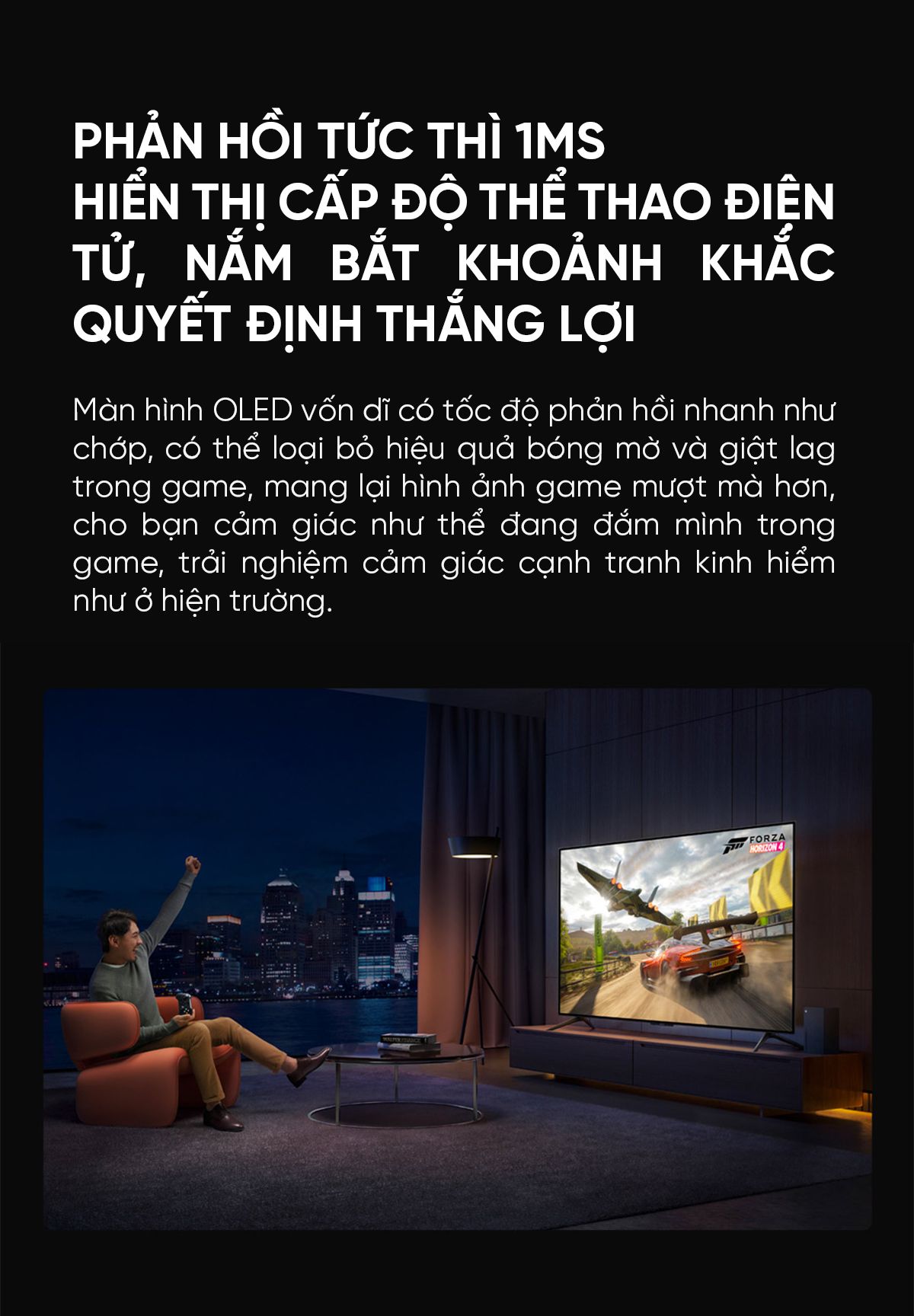 Tivi Xiaomi TV6 65 Inch Màn Hình Oled Công Nghệ Siêu Mỏng Ram 3/32GB