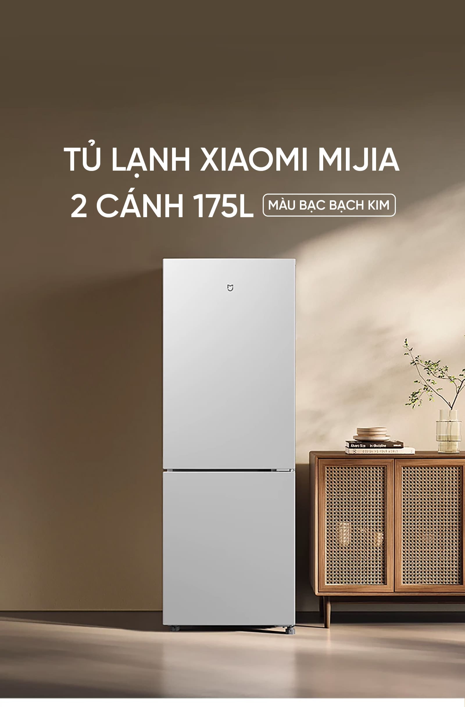 Tủ Lạnh 2 Cánh Xiaomi Mijia 175L