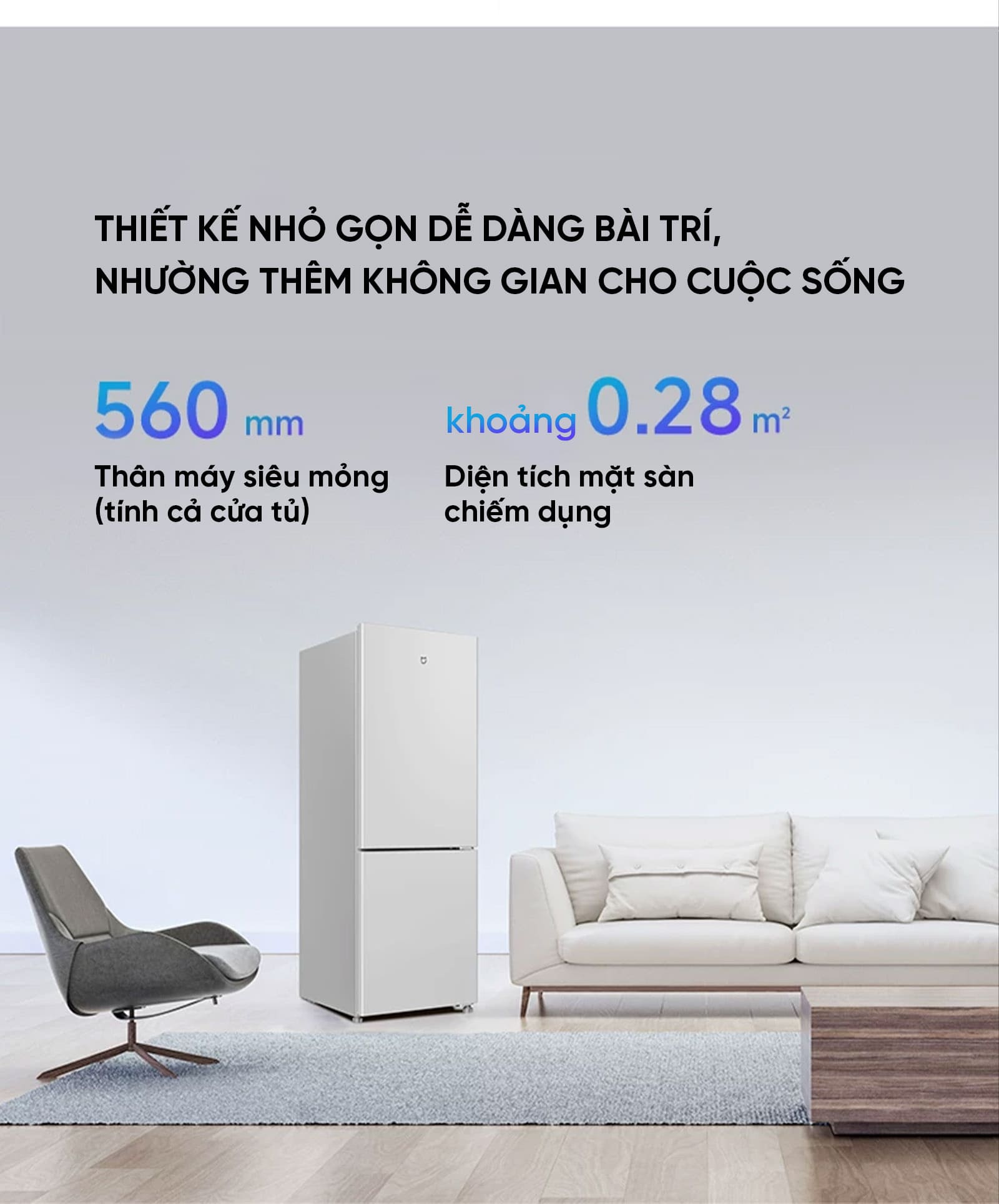 Tủ Lạnh 2 Cánh Xiaomi Mijia 175L