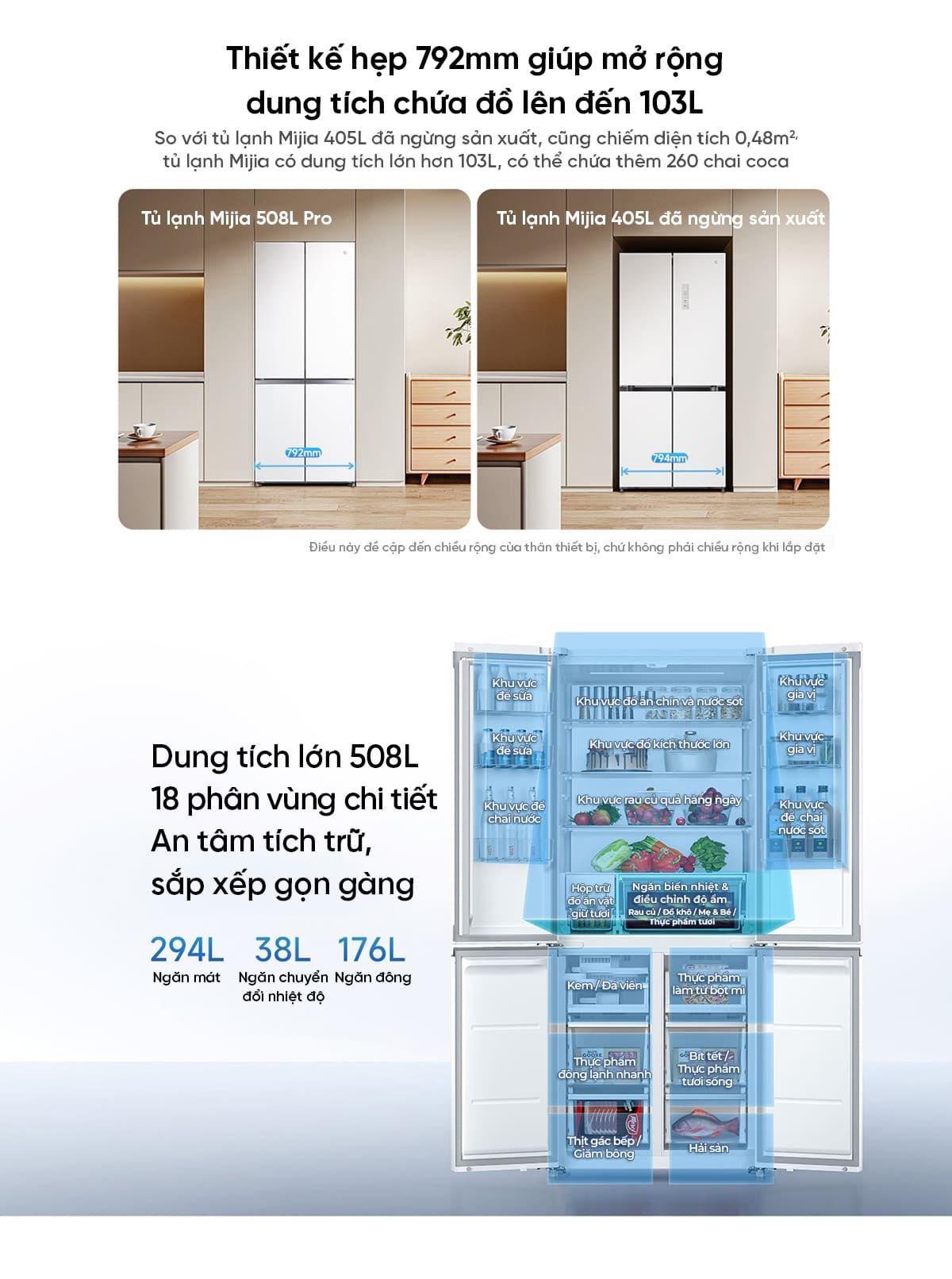 Tủ Lạnh 508L Pro 2026 Làm Đá Tự Động - Model BCB-508WSSMPDIN