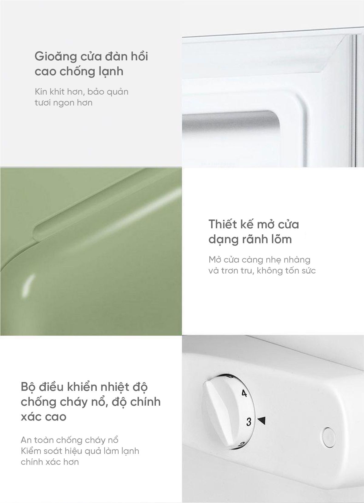 Tủ lạnh Mini MiniJ Retro 121L nhỏ gọn thiết kế hiện đại