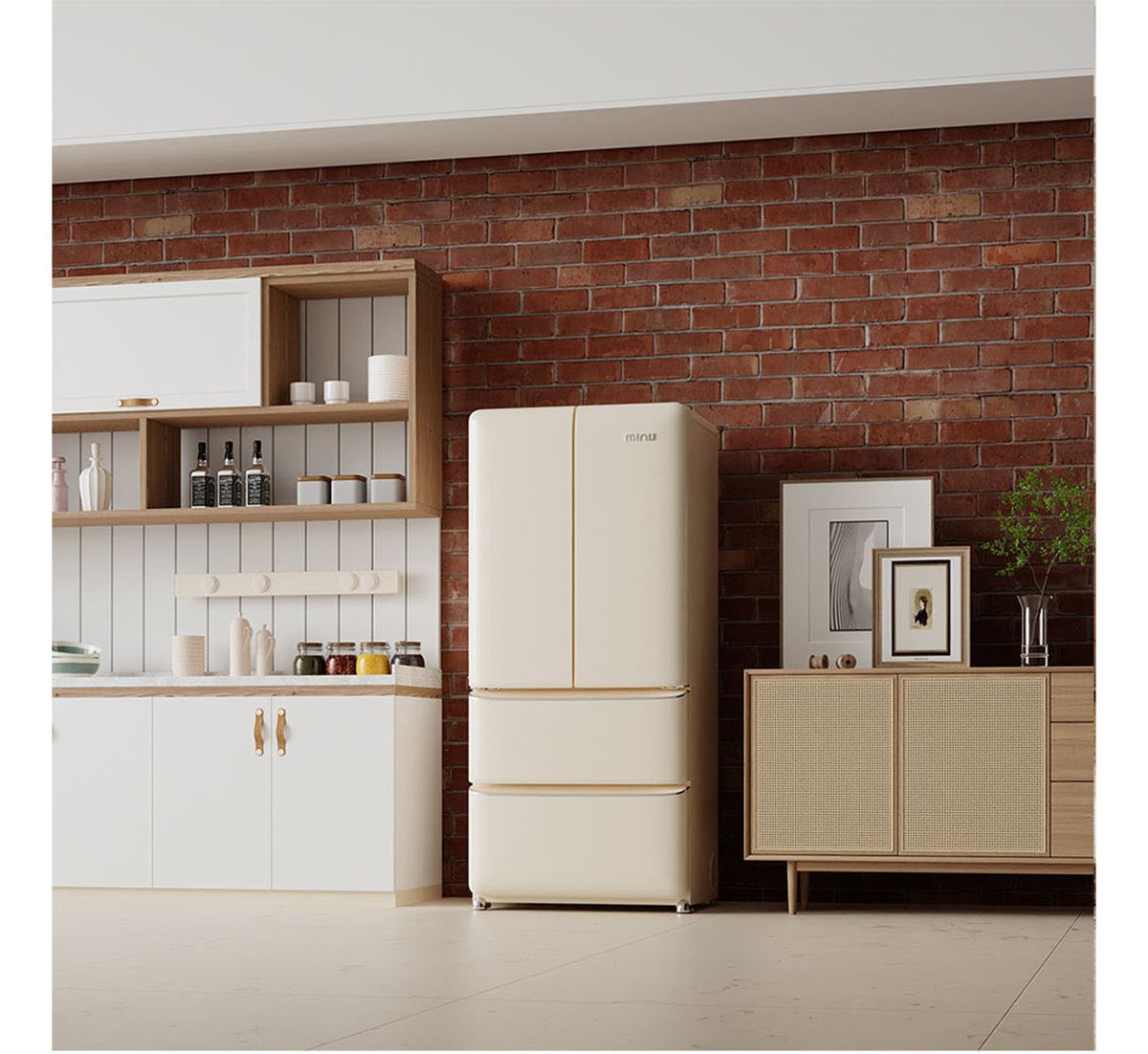 Tủ lạnh MiniJ Retro 508L Plus