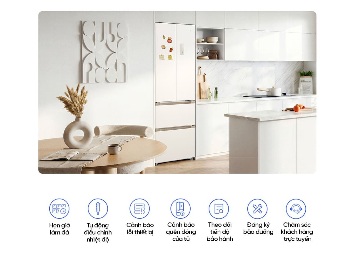 Tủ Lạnh Xiaomi 400L 2026 Làm Đá Tự Động