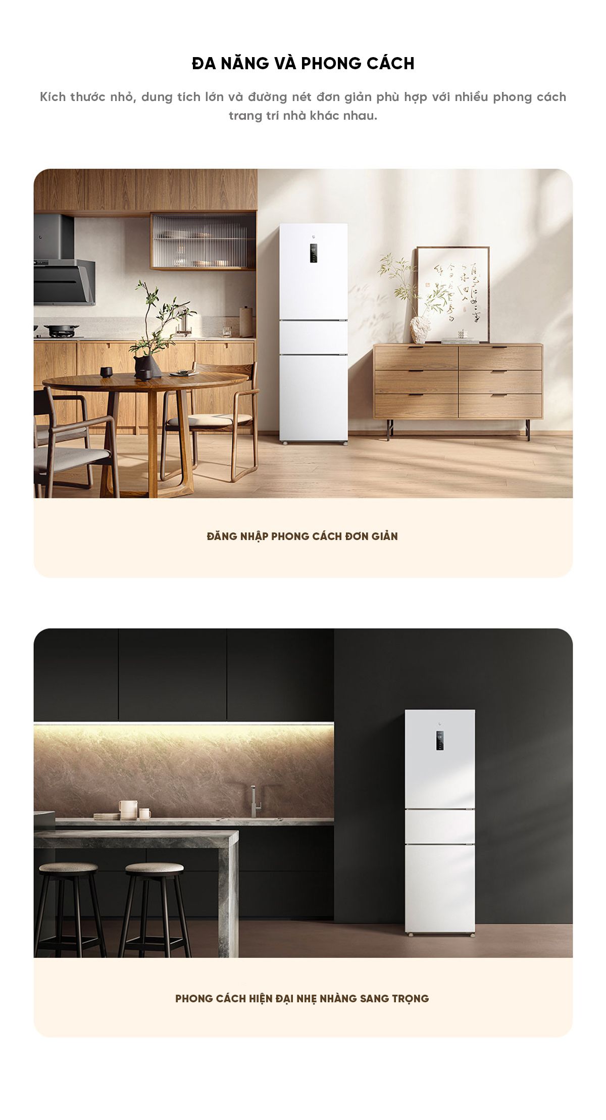 Tủ Lạnh Xiaomi Mija 3 Cánh 271L Model 2026 Có Ngăn Đông Mềm