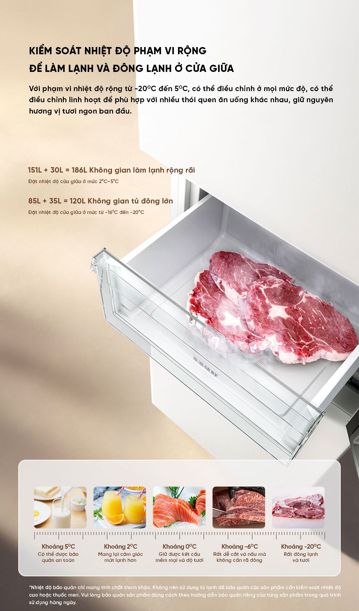 Tủ Lạnh Xiaomi Mija 3 Cánh 271L Model 2026 Có Ngăn Đông Mềm