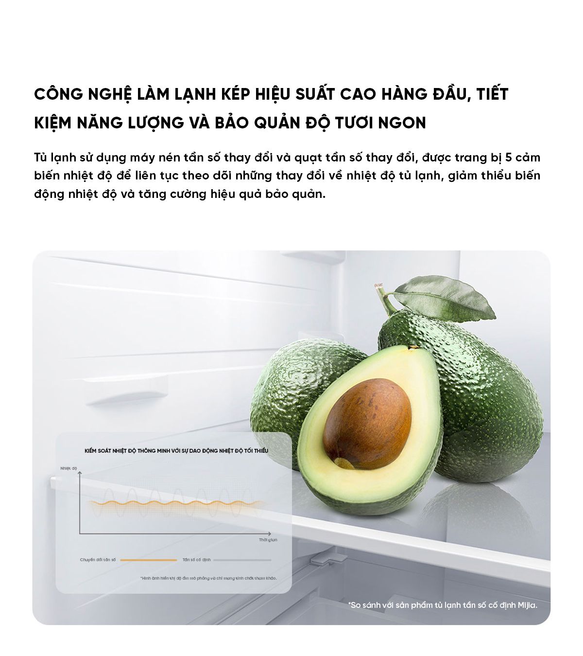 Tủ Lạnh Xiaomi Mija 3 Cánh 271L Model 2026 Có Ngăn Đông Mềm