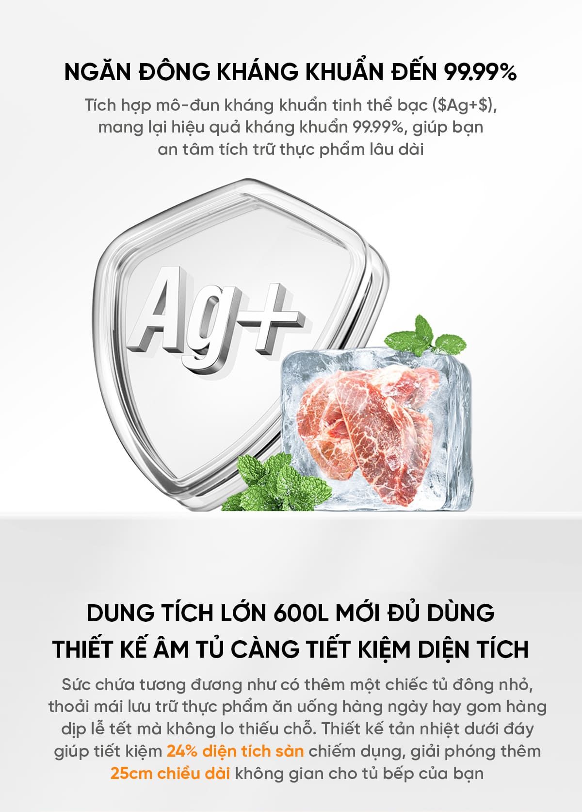 Tủ Lạnh Xiaomi Mija 600L 2026 Làm Lạnh Kép
