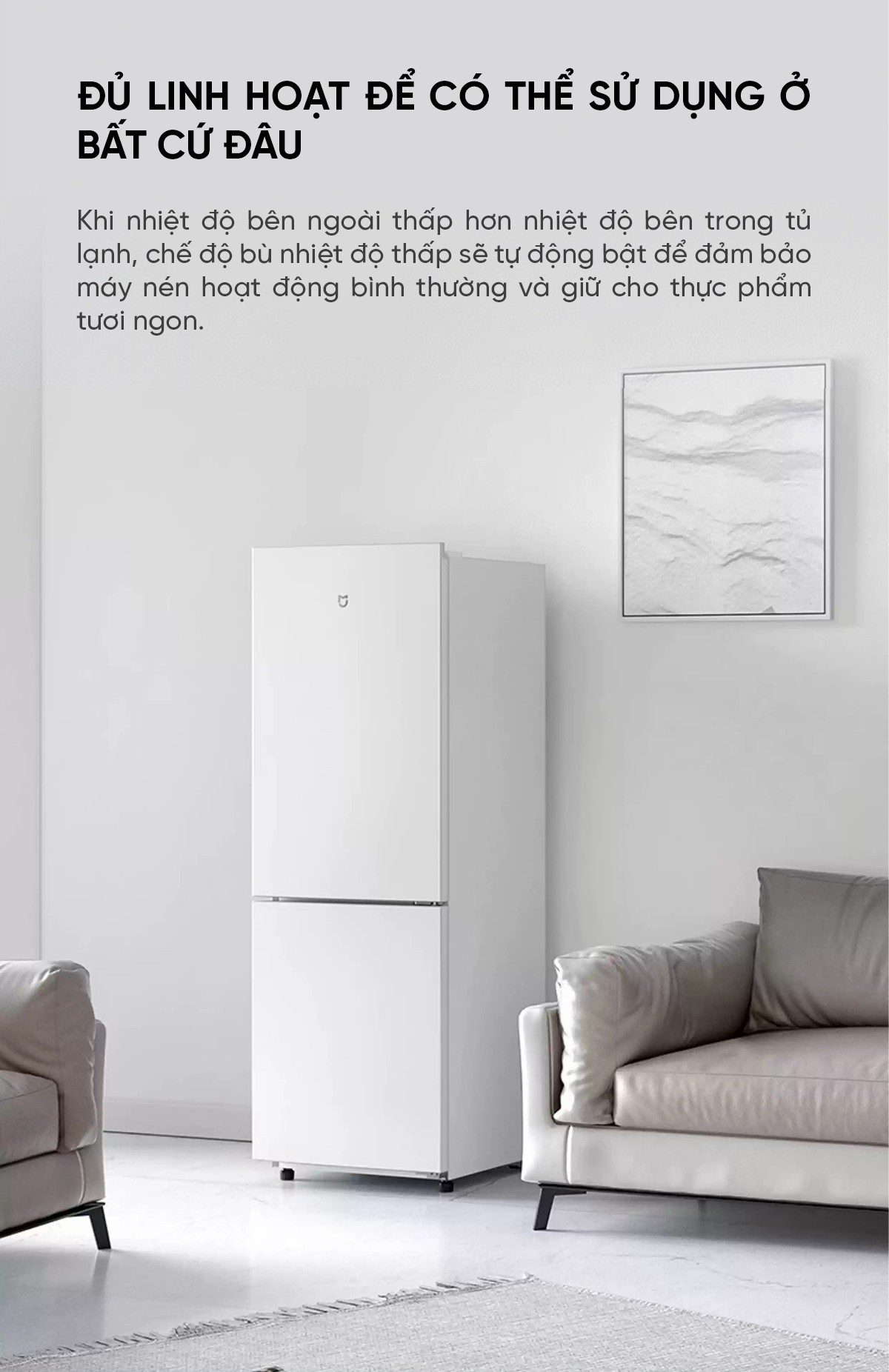 Tủ lạnh Xiaomi Mijia 175L tiết kiệm điện hiệu quả