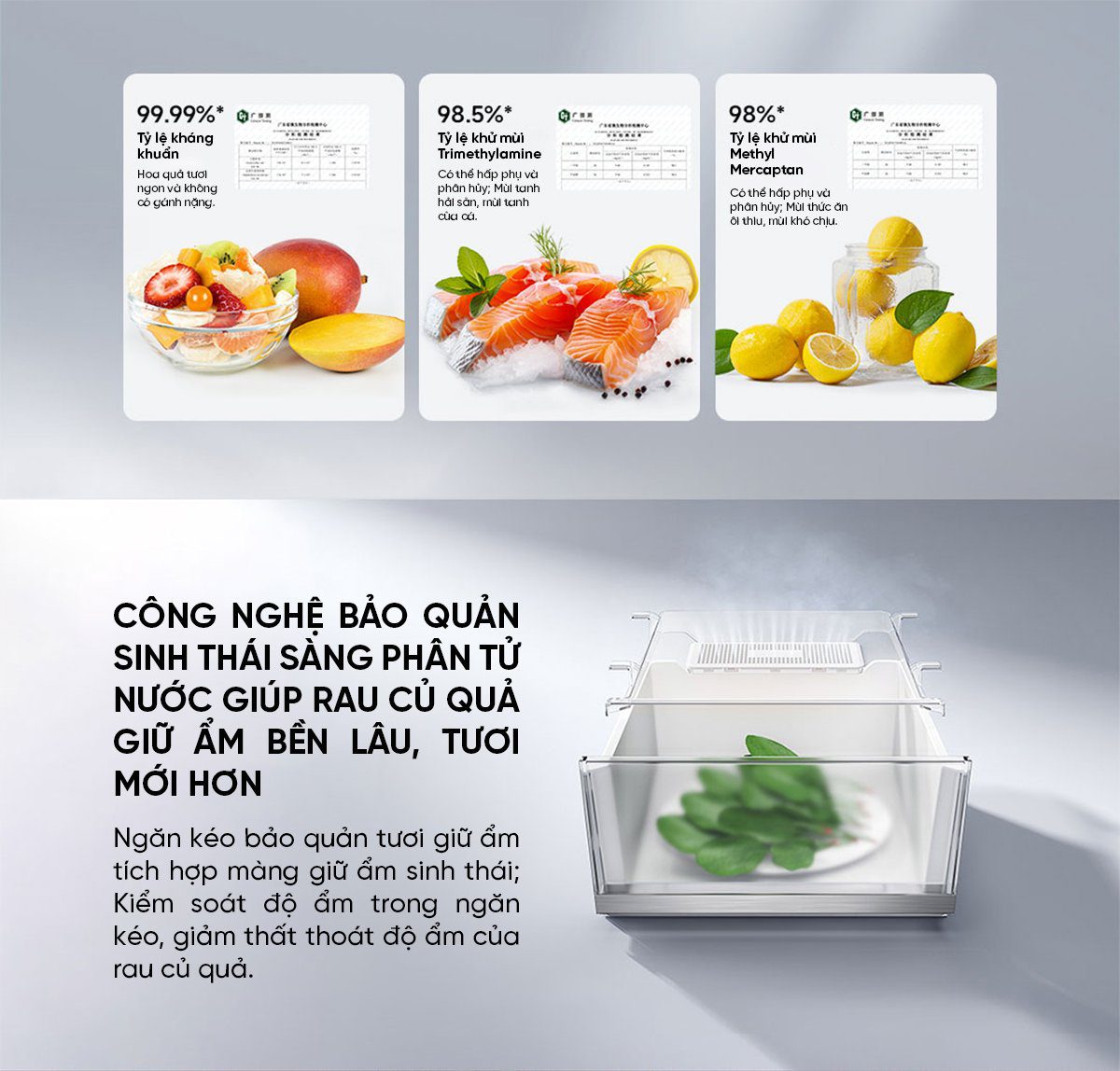Tủ lạnh Xiaomi Mijia 508L kiểu Pháp Màu Trắng - Model BCB-508WFMBI