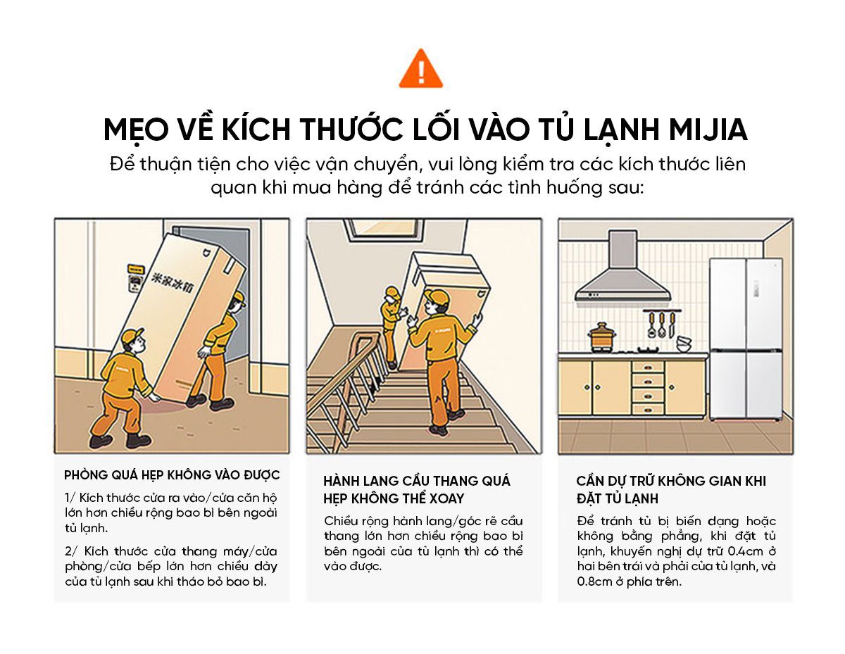 Tủ lạnh Xiaomi Mijia 508L kiểu Pháp Màu Trắng - Model BCB-508WFMBI