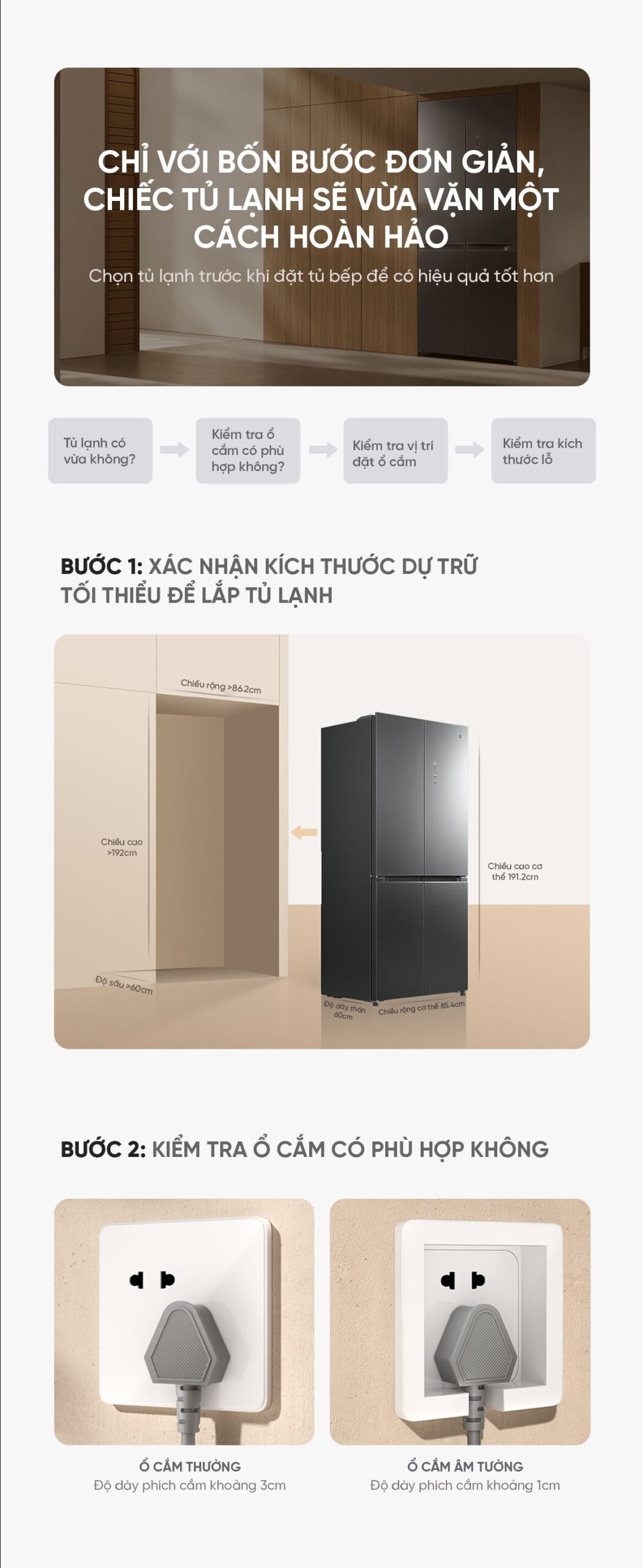 Tủ lạnh Xiaomi Mijia 508L Pro, 4 cửa, mặt đá pha lê - Model BCB-508WTGBI