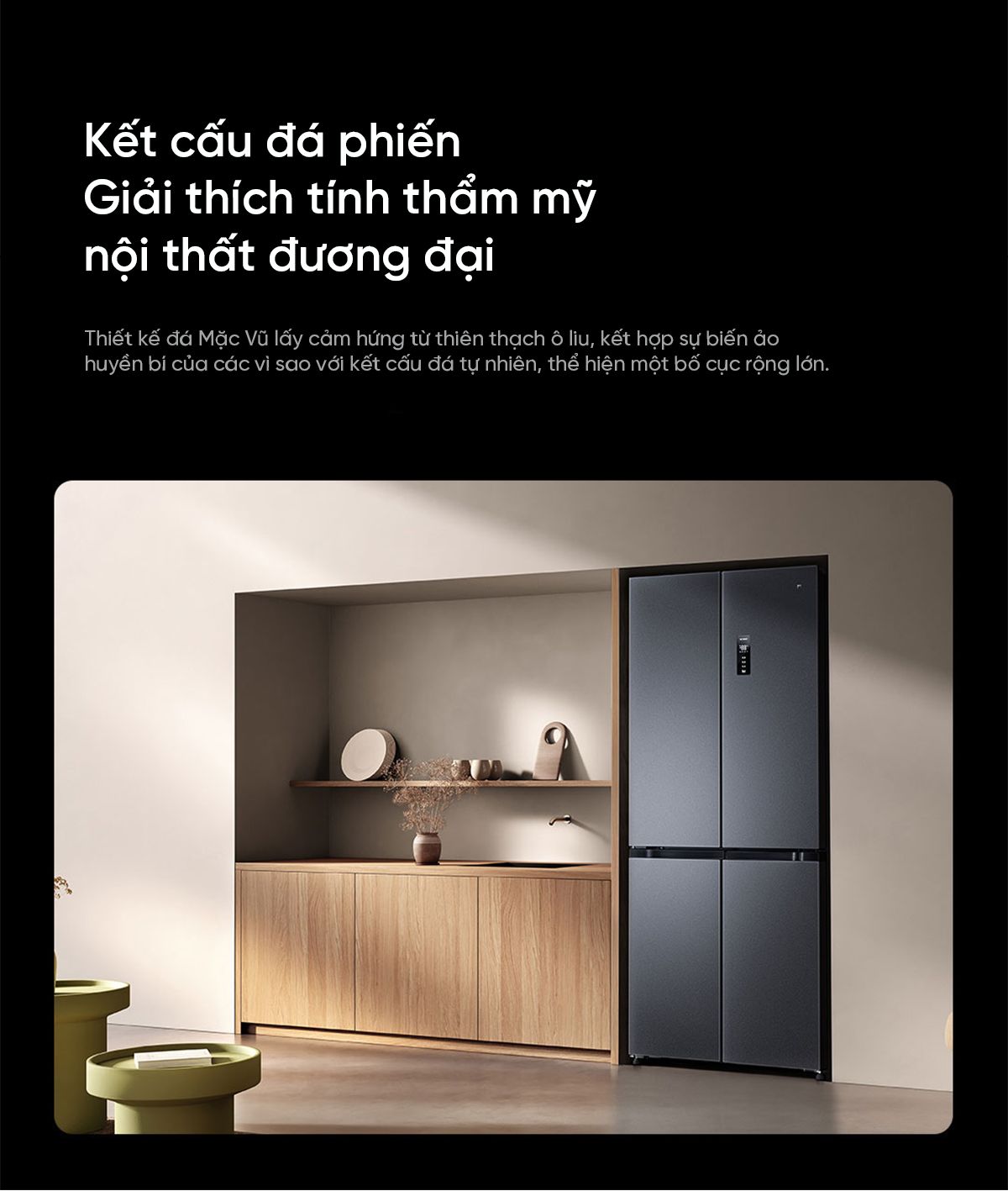 Tủ lạnh Xiaomi Mijia 513L Pro, 4 cánh, siêu mỏng