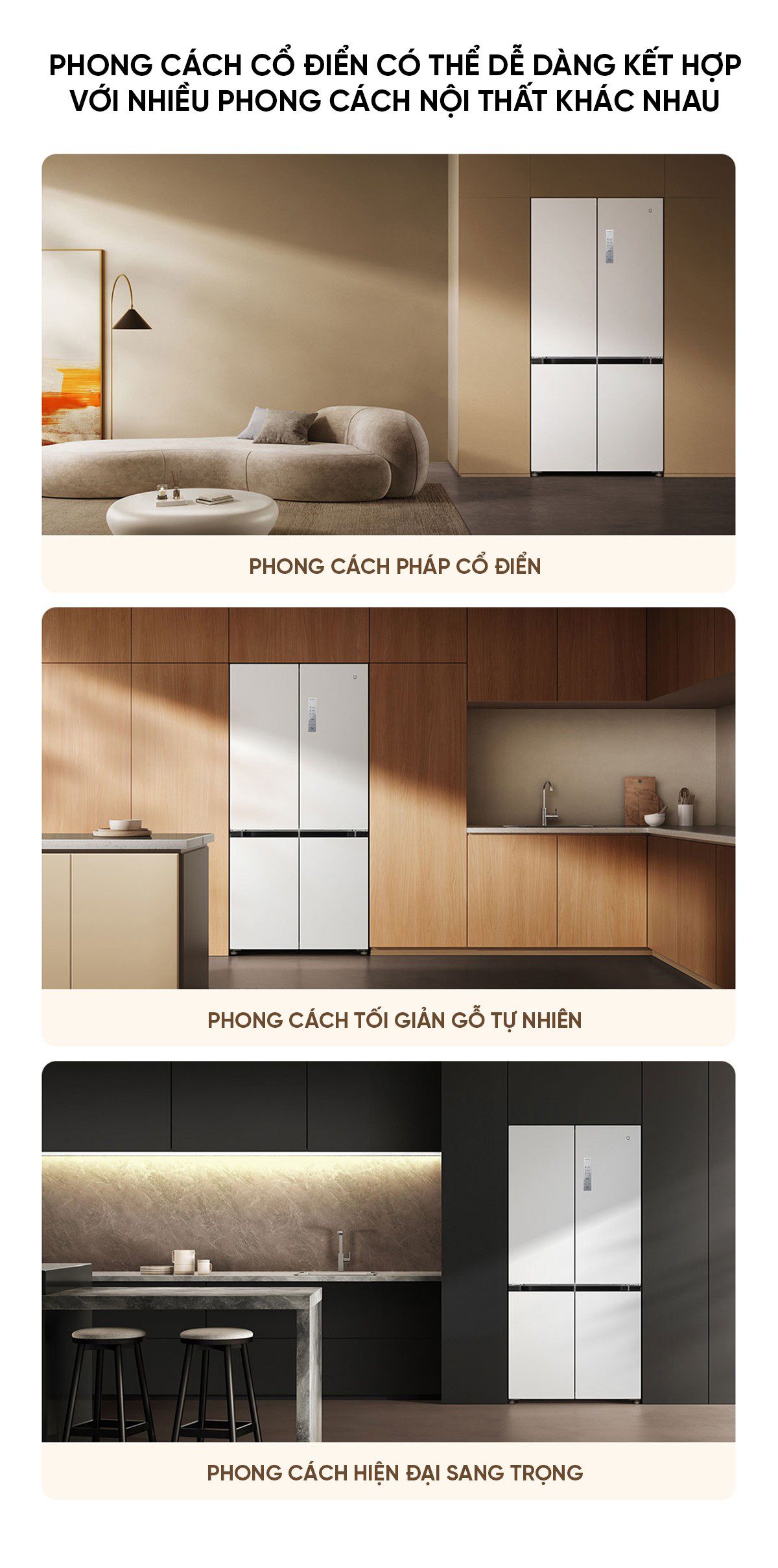Tủ lạnh Xiaomi Mijia 518L, 4 cửa, có ngăn đông mềm